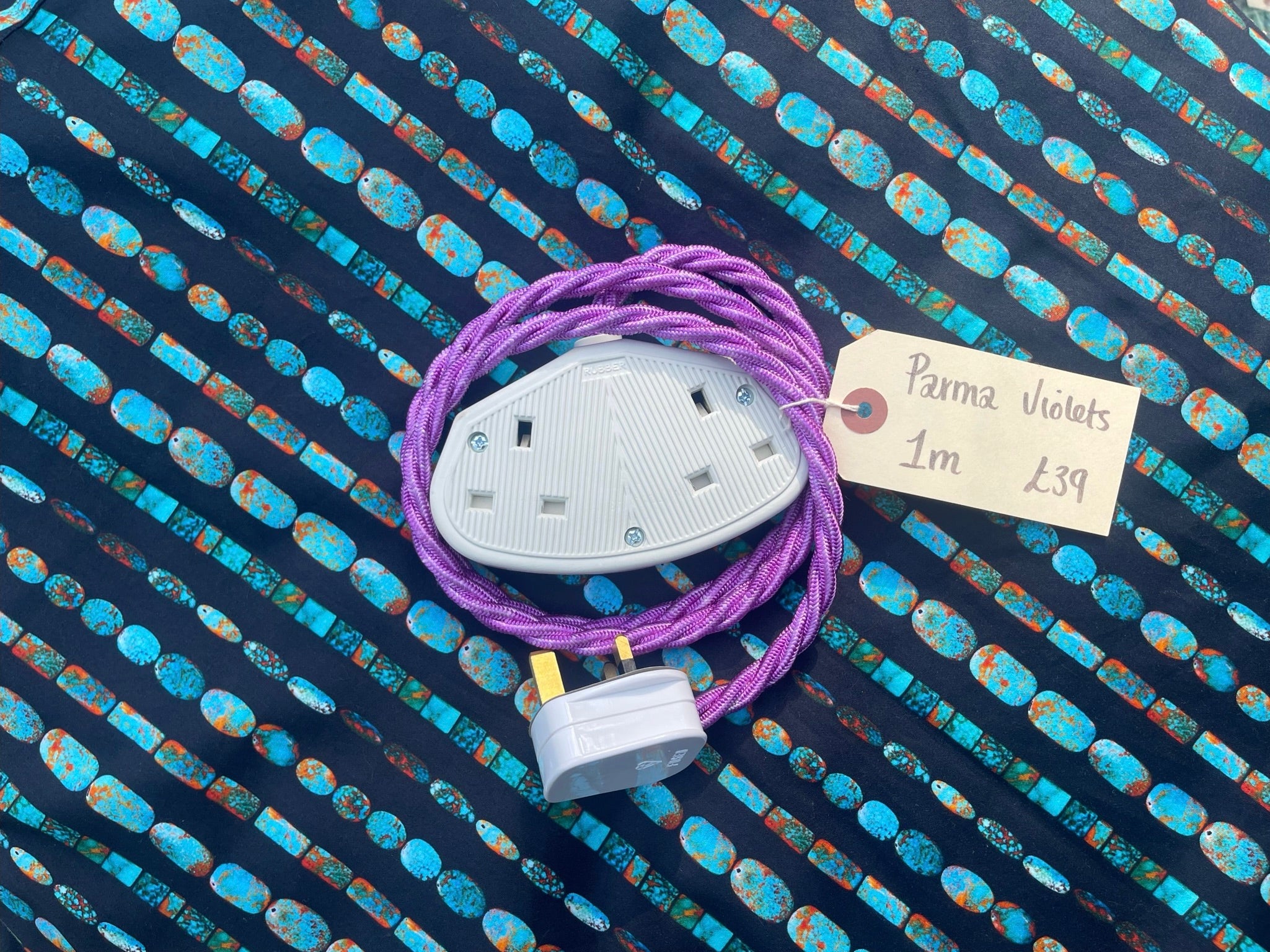 Lola's Leads – Parma Violets + White 1m | 2 Gang