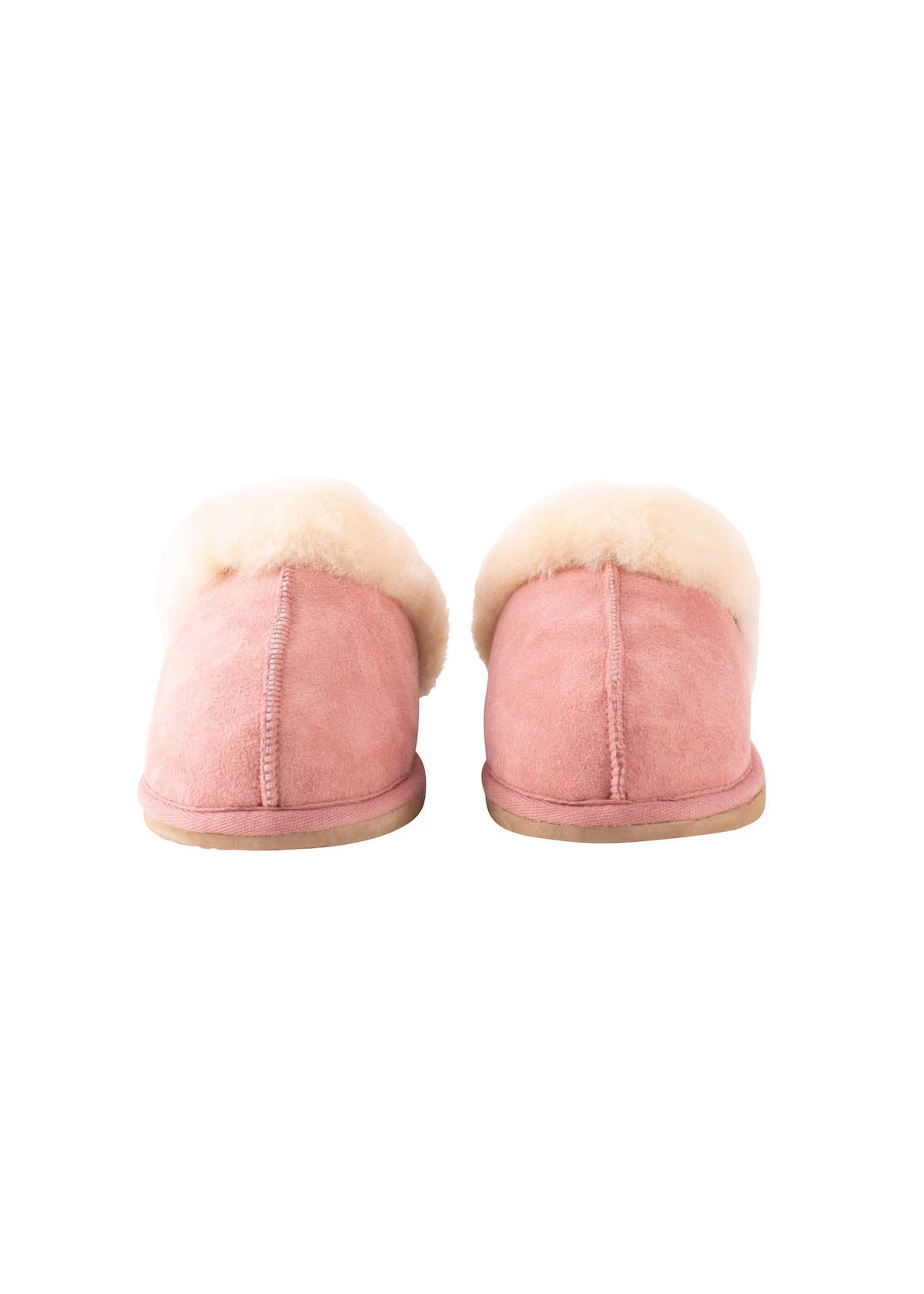 Jessica Sheepskin Slip On Slippers - Marsala Chestnut