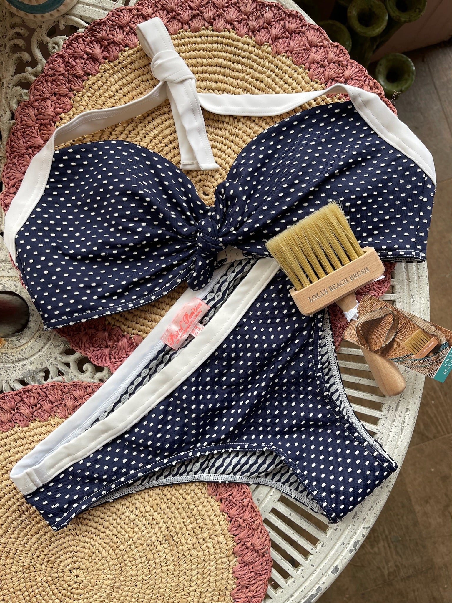 Pistol Panties Navy Dotted