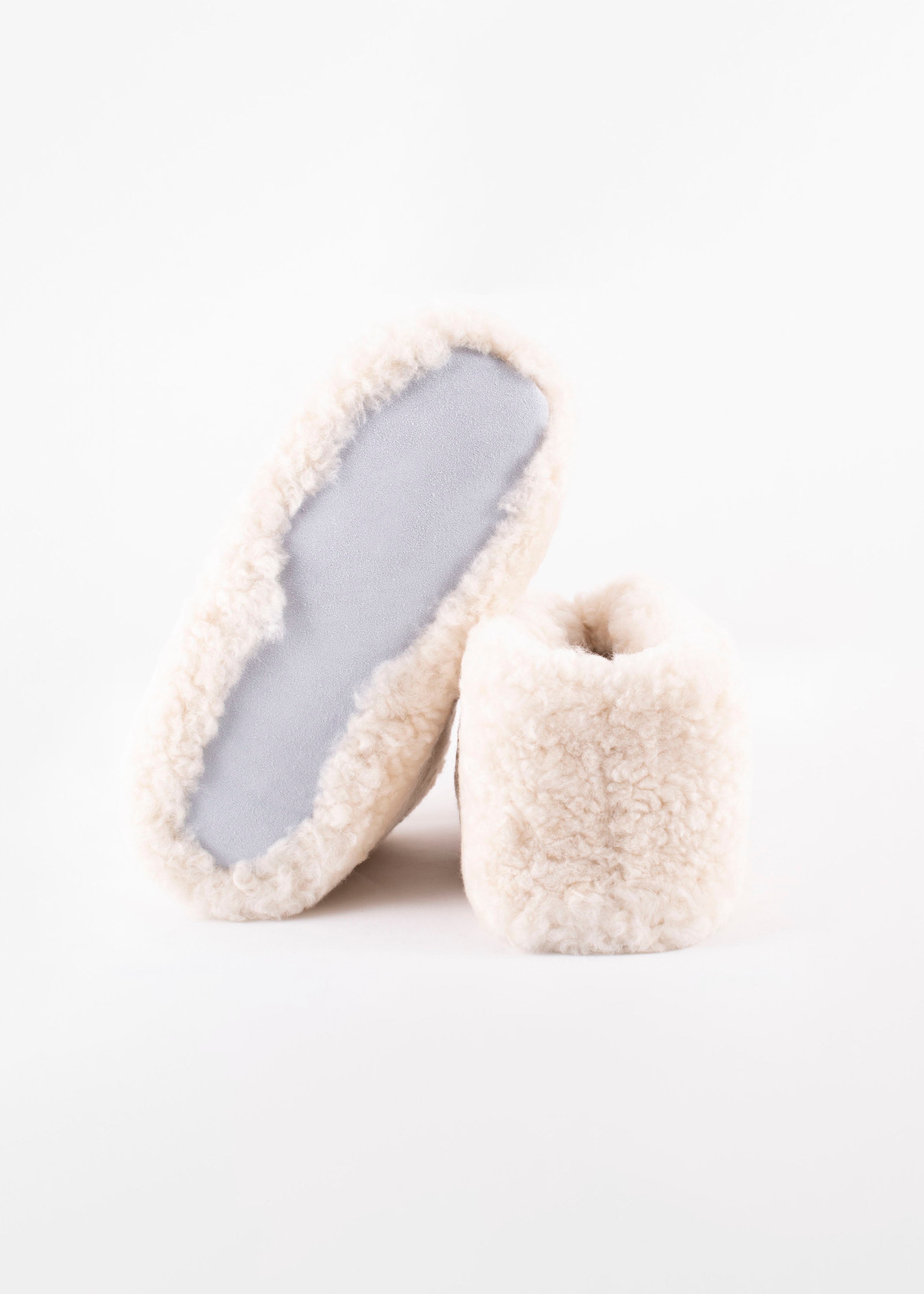 Ulla Sheepskin Booties Slipper - Cream