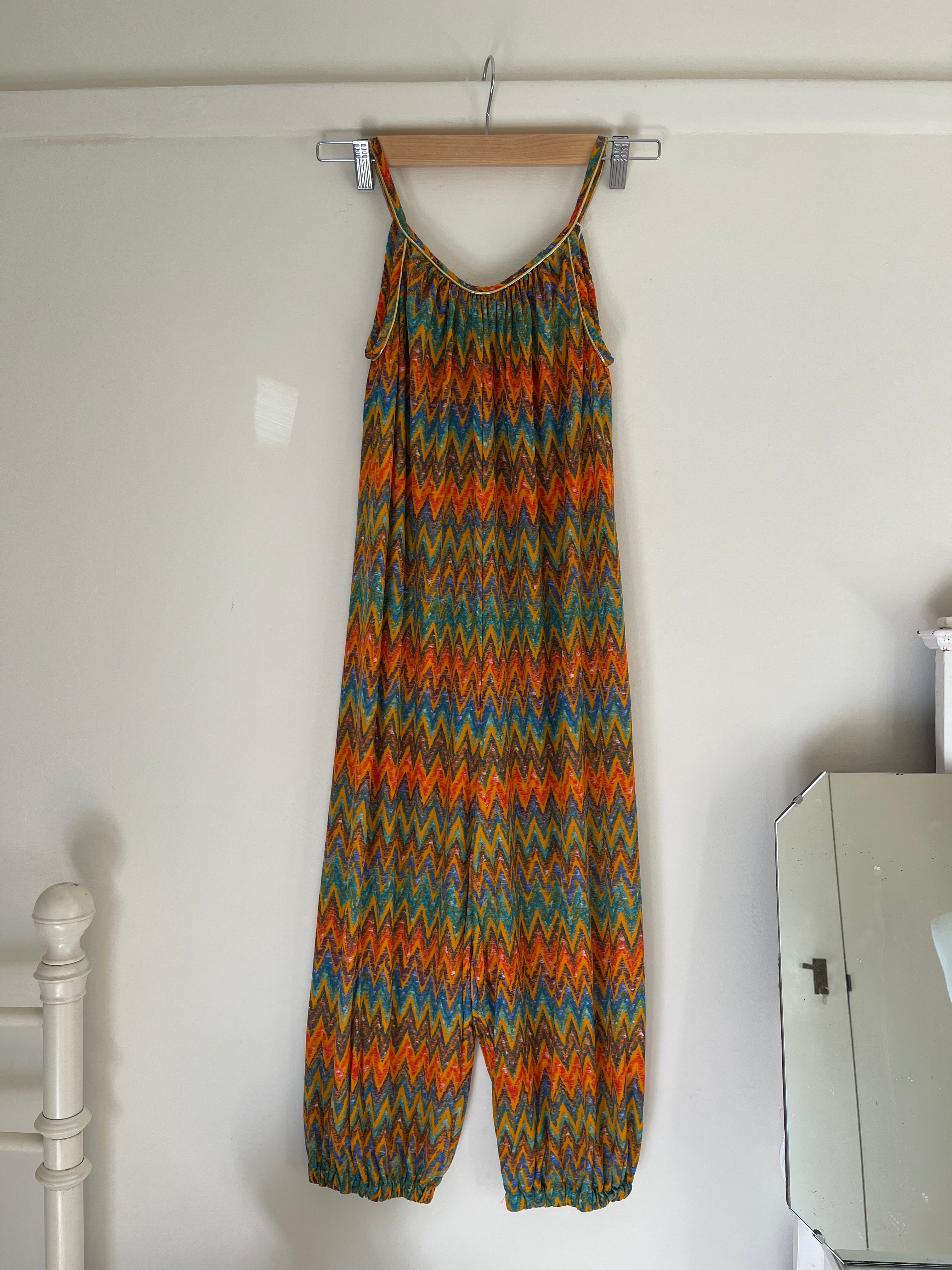 Vintage Kids Zig Zag Jumpsuit by Lacho of Switzerland