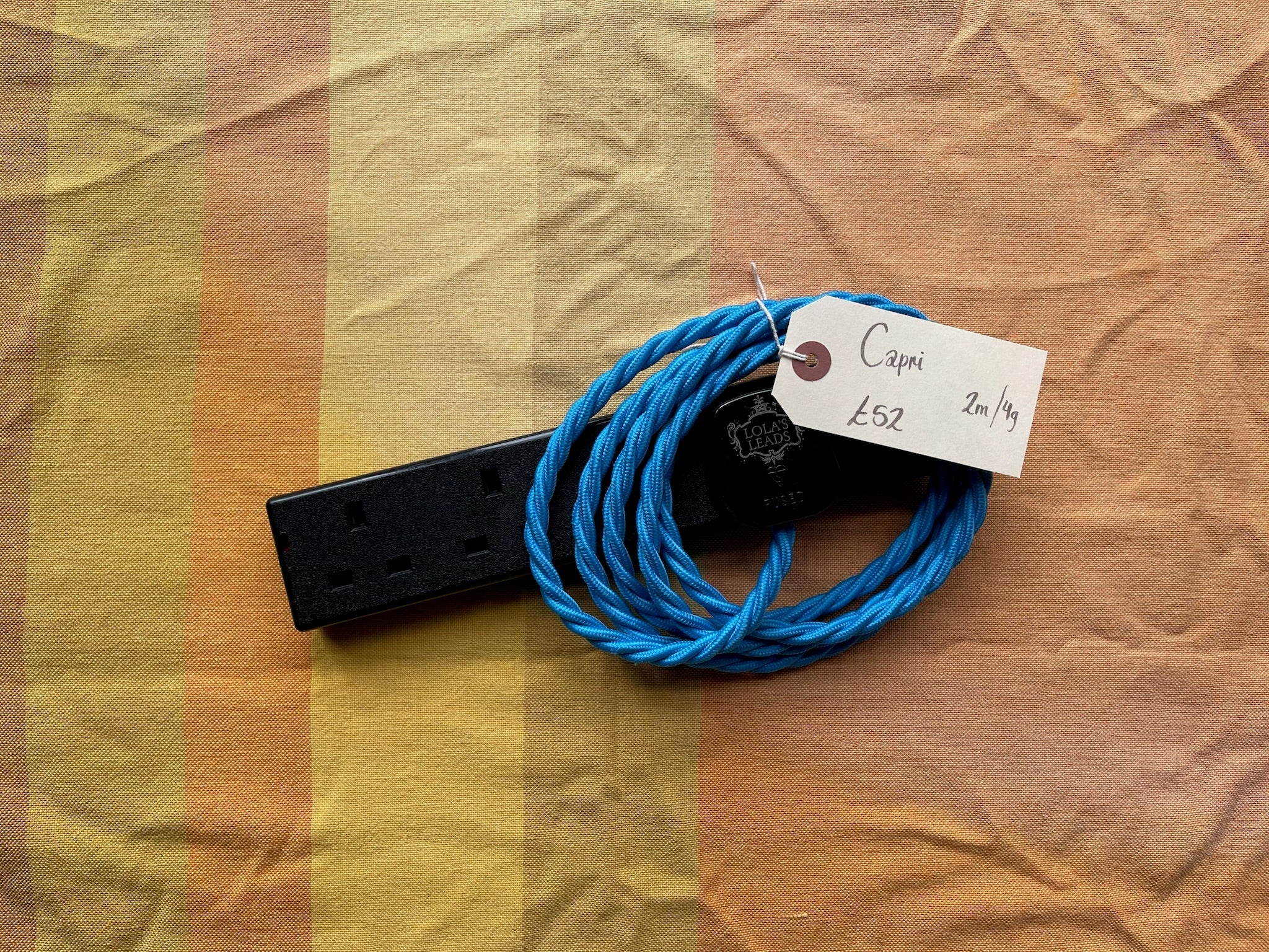 Lola's Leads – Capri + Black 2m | 4 Gang