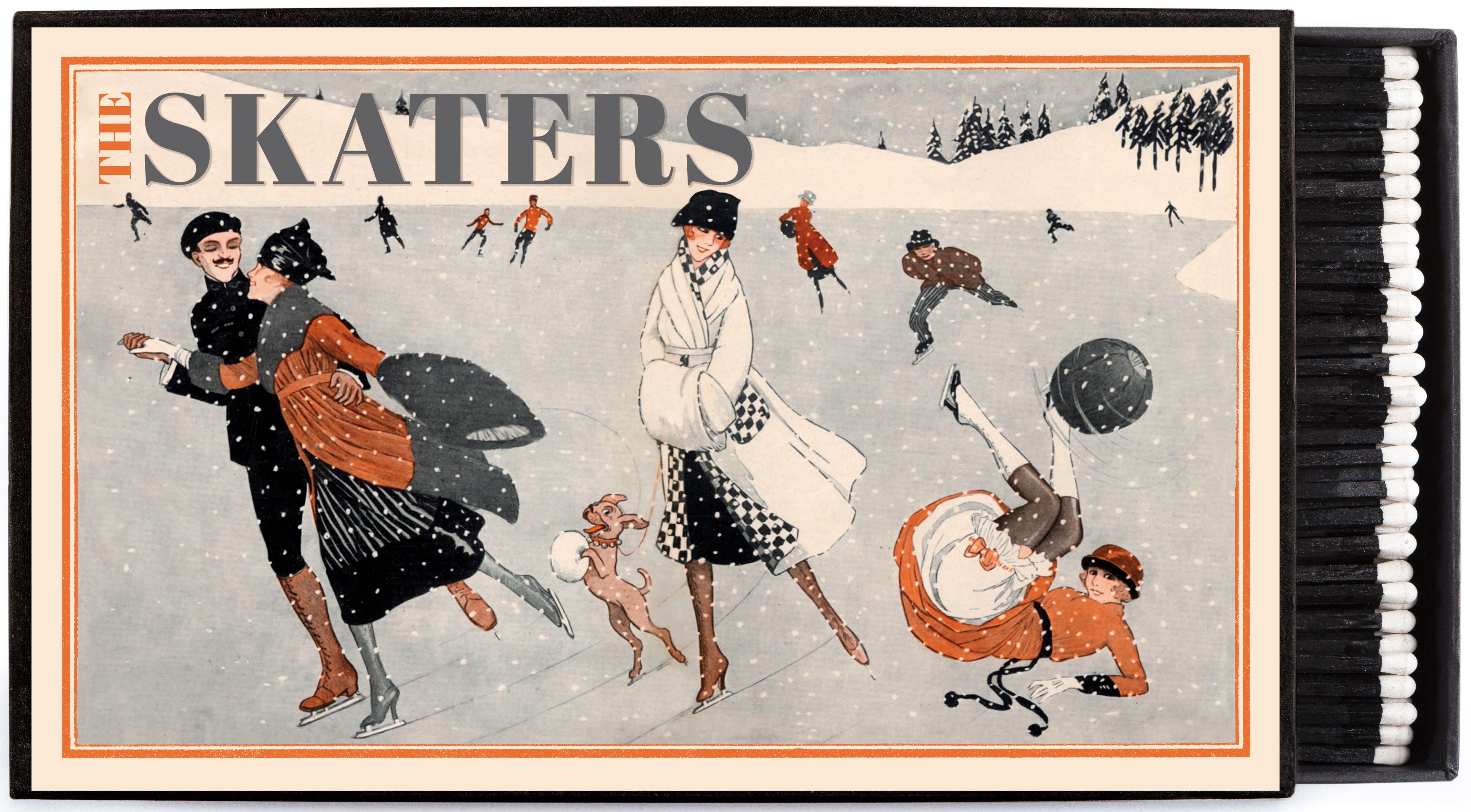 Snowy Skaters - Giant Safety Matches