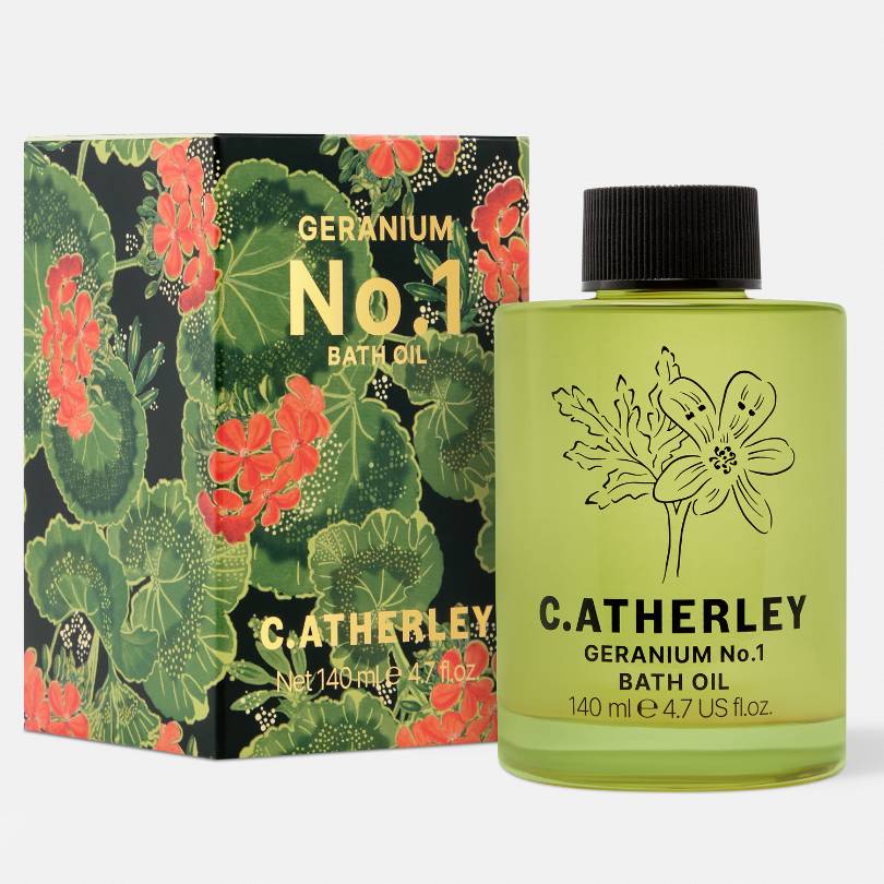 Winter packaged - Geranium No.1 Bath Oil 140ml