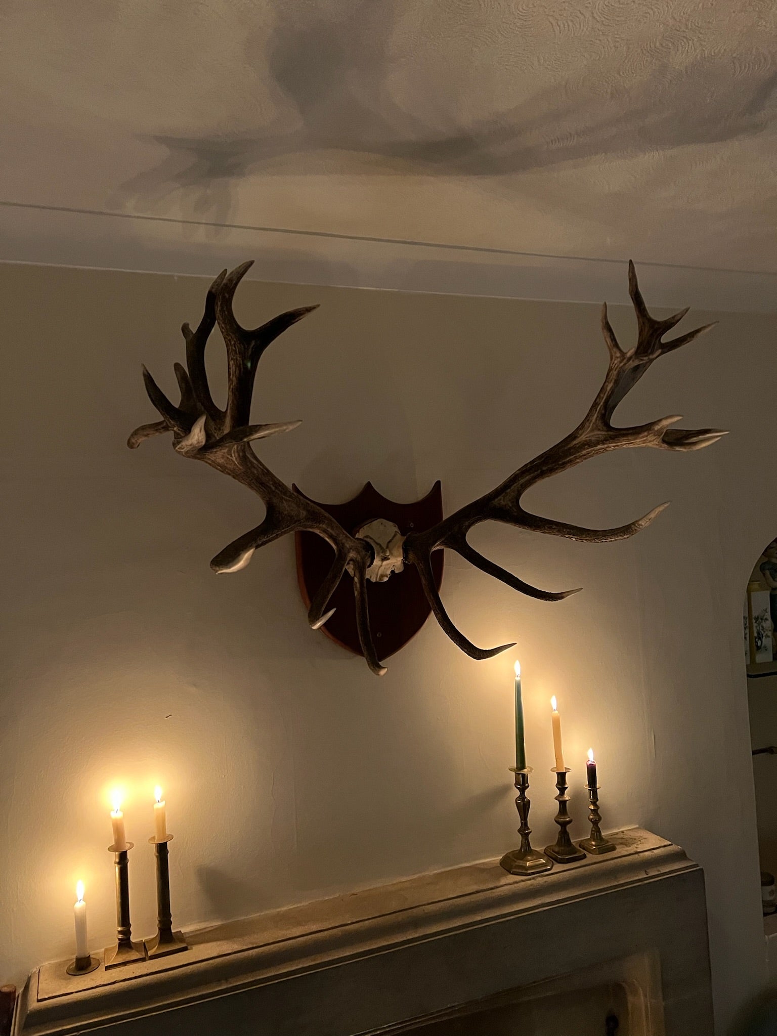 Enormous set of Monarch Deer antlers… 25 Point