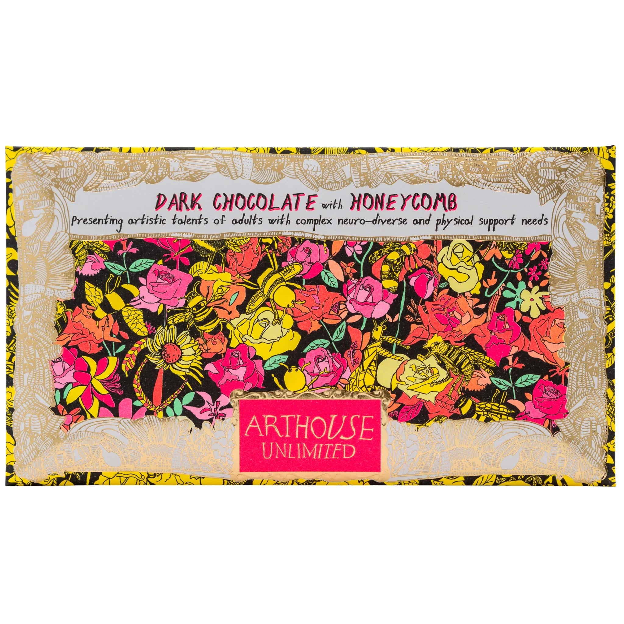 Dark Chocolate with Honeycomb Bar - ARTHOUSE UNLIMITED