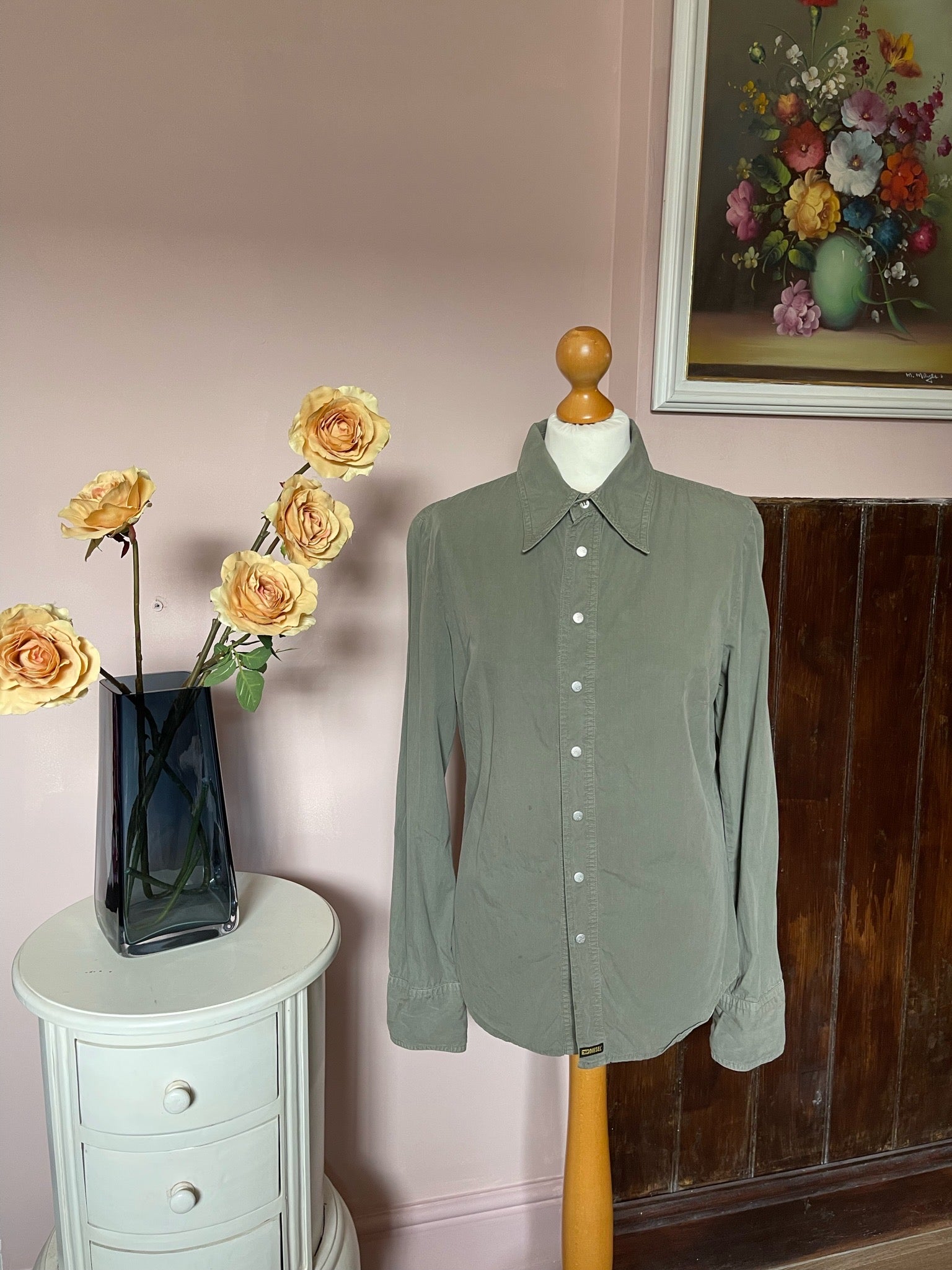 Diesel Khaki Green Shirt