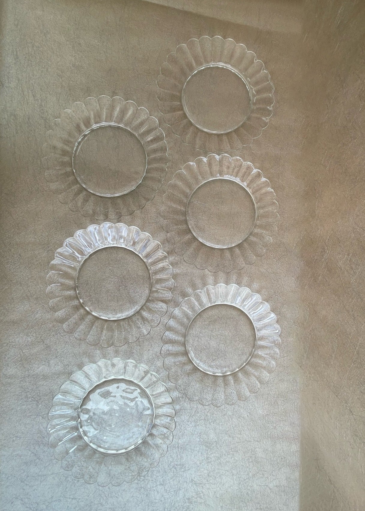 Duralex Lesieur Daisy Glass Plates