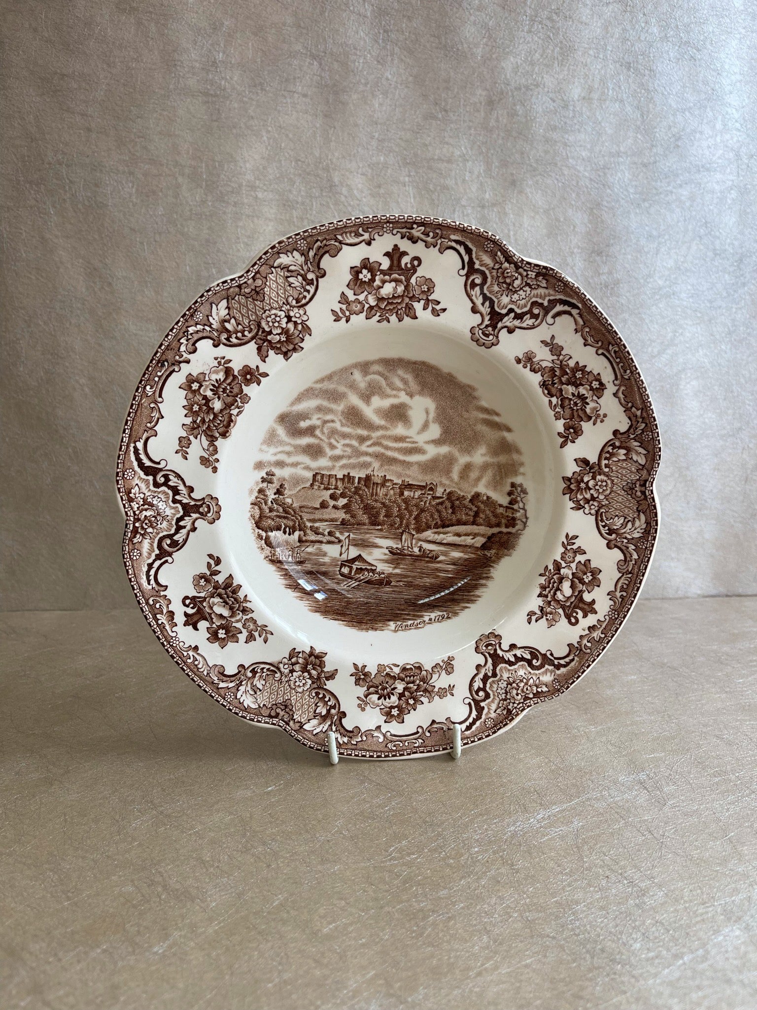 Johnson Brothers Old Britain Castles - Brown Rimmed Bowl