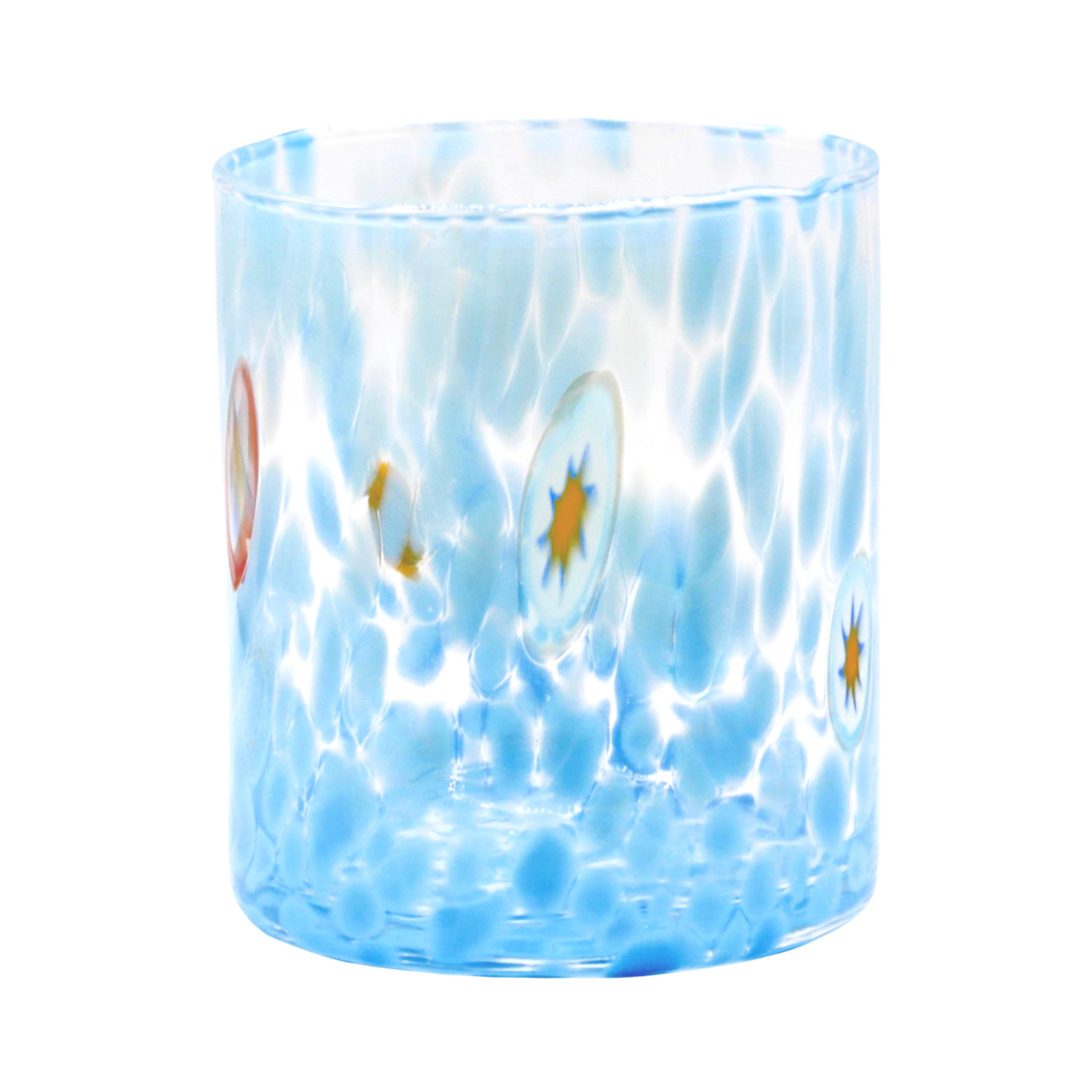 Murano Glass Tumbler - Light Blue