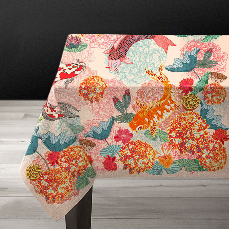 Lotus Large Tablecloth