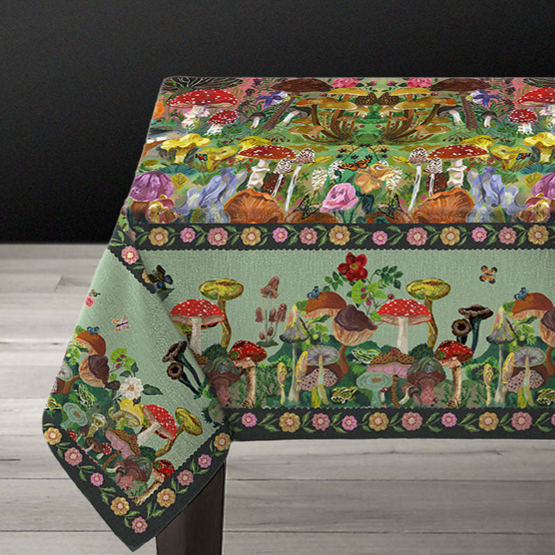 Mushroom Large Tablecloth
