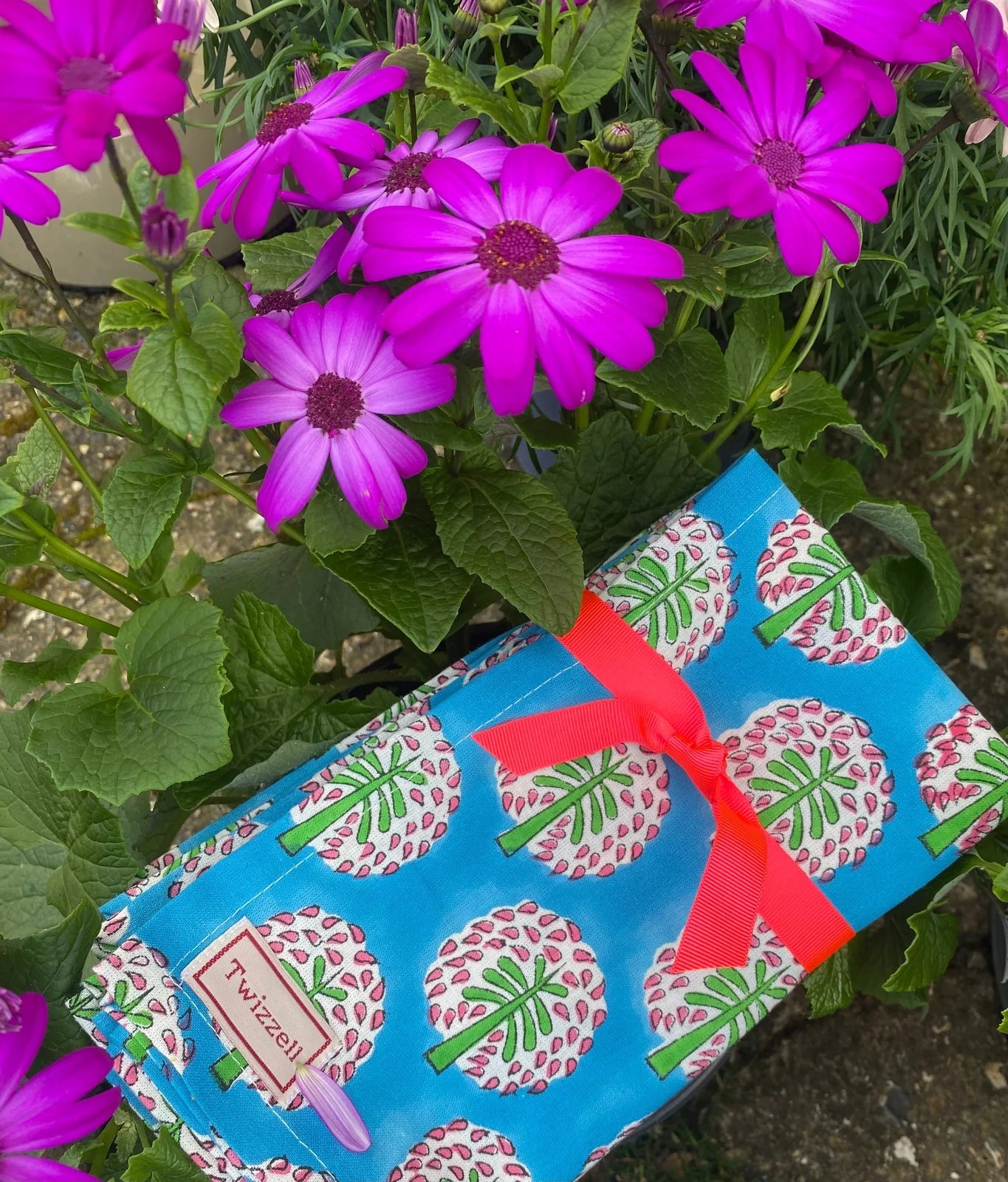 Neon Tree Indian Block Print Napkins - Set of 4