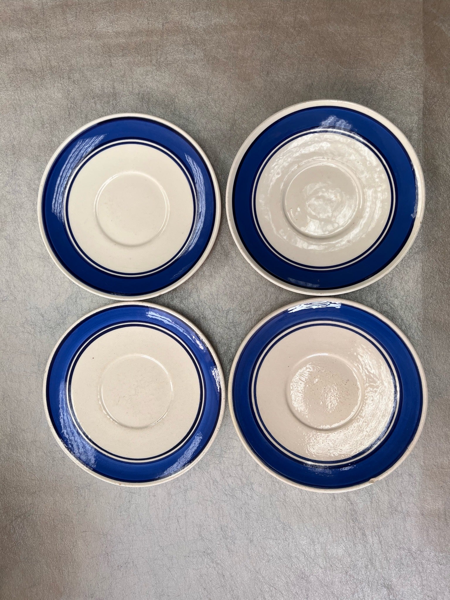 Quimper Large Cup & Saucer with Plate Set