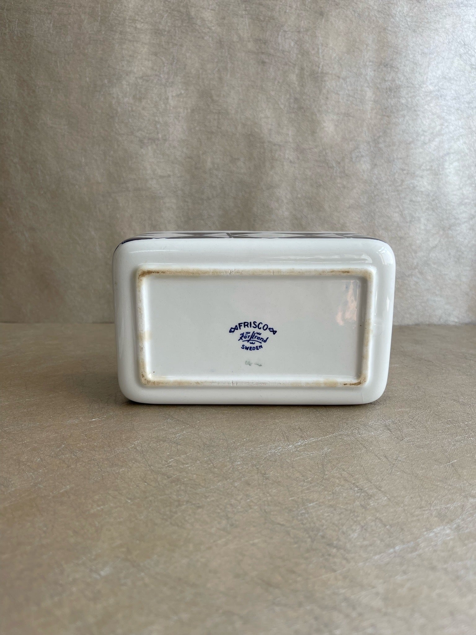 Rorstrand Sweden Frisco Butter Dish