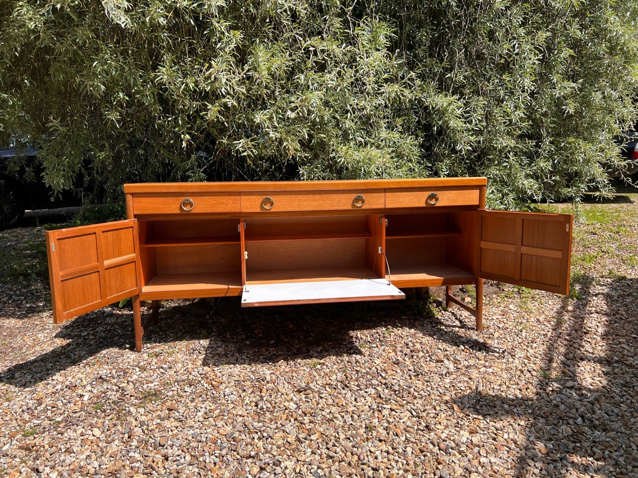 Teak "Squares" Sideboard by Nathan Furniture