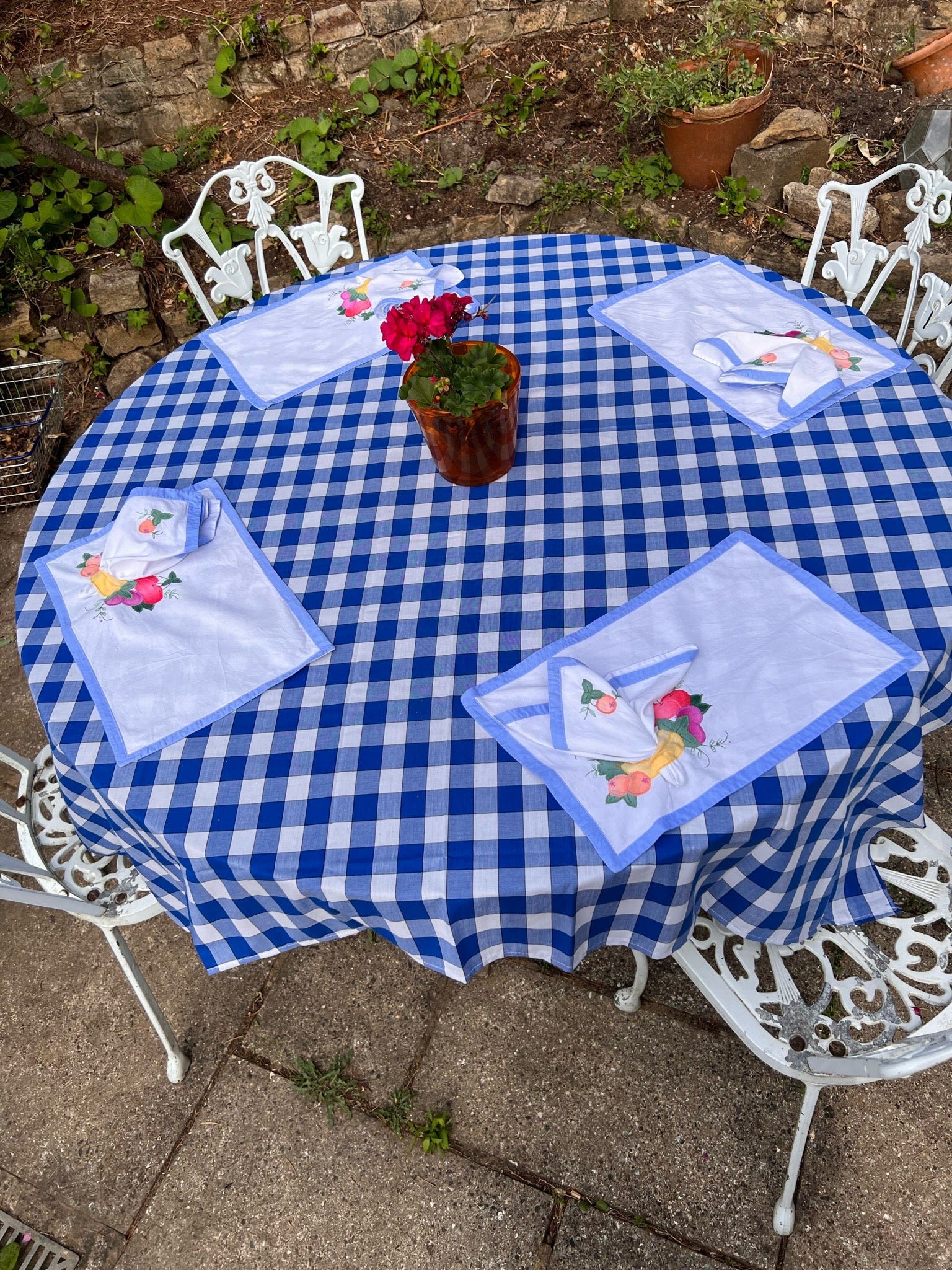 Vintage Fruit Placemats & Napkins