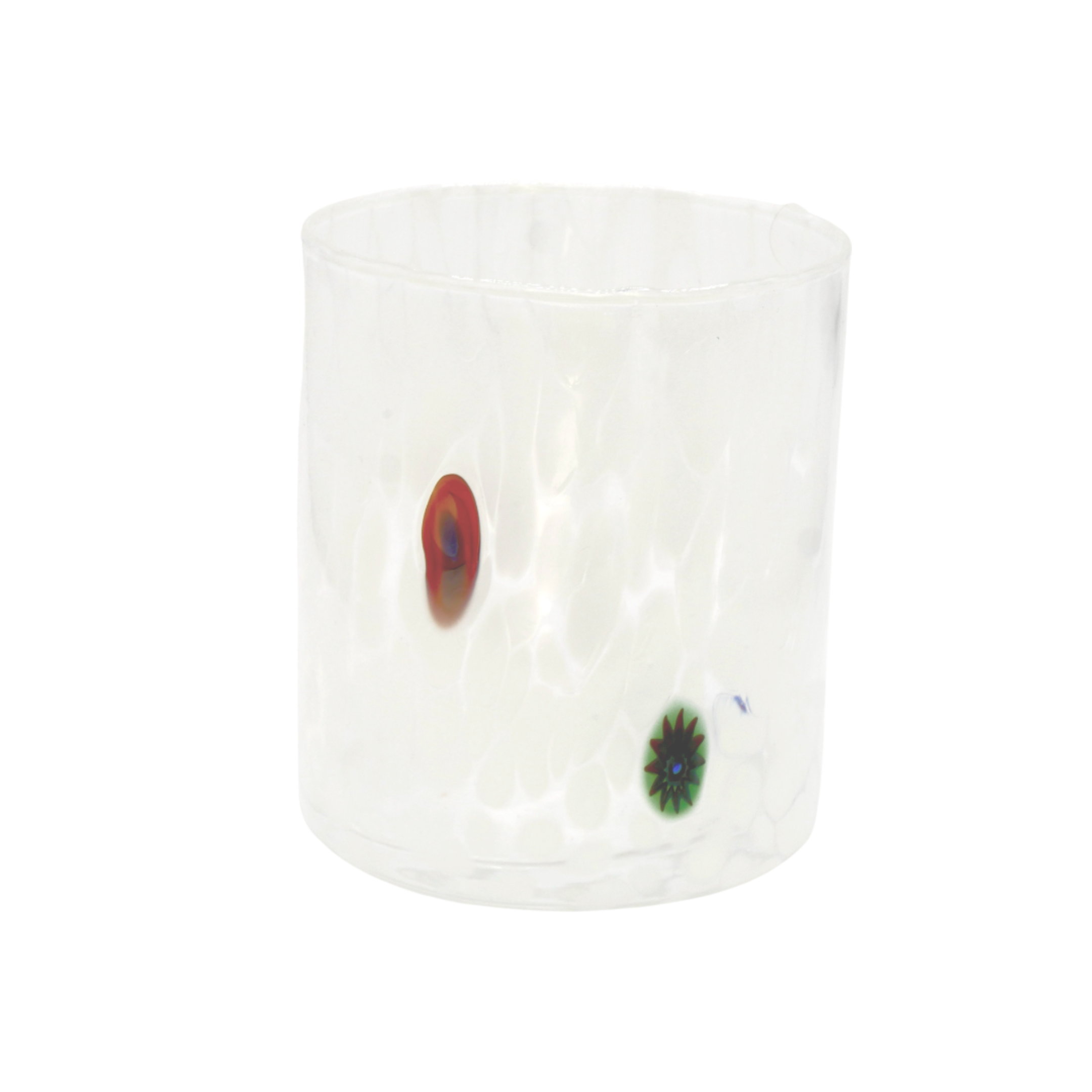 Murano Glass Tumbler - White