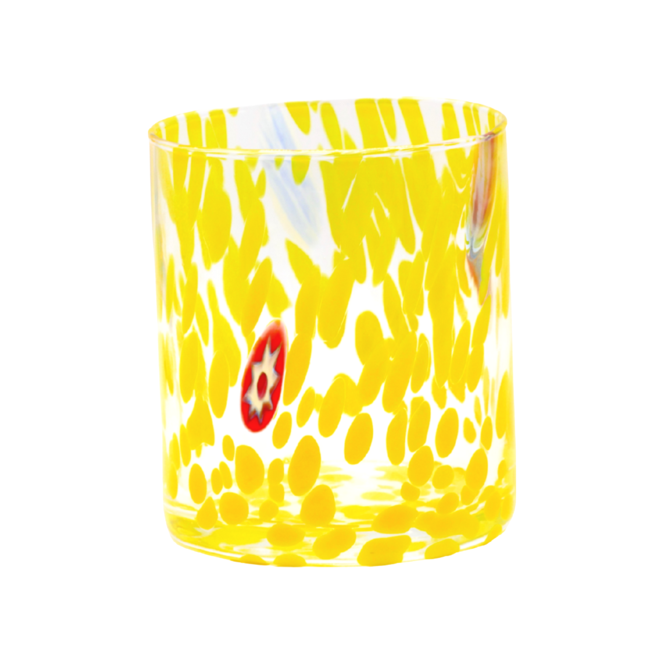 Murano Glass Tumbler - Yellow