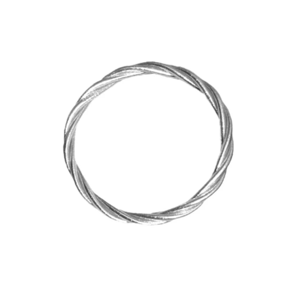 "TWIST BRACELET" Silver Leaf - Pippa Gold