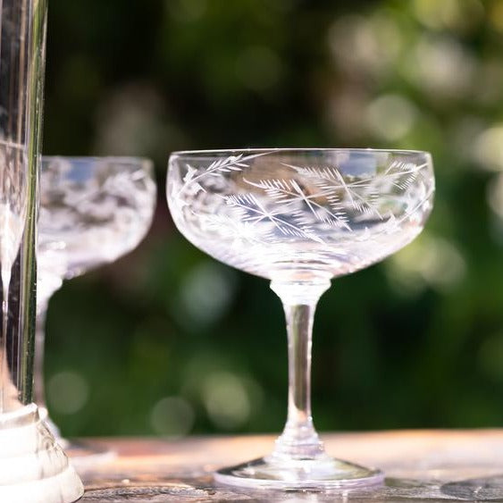 The Vintage List Ferns Cocktail Glasses Set of 4