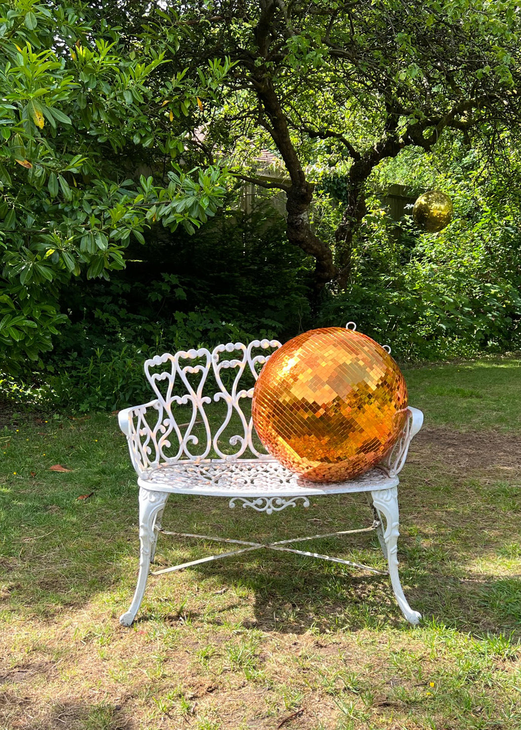 Copper Glitter Disco Ball