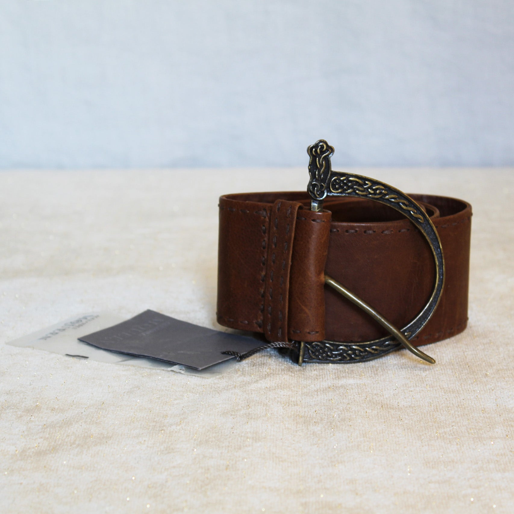 Alexander McQueen brown belt