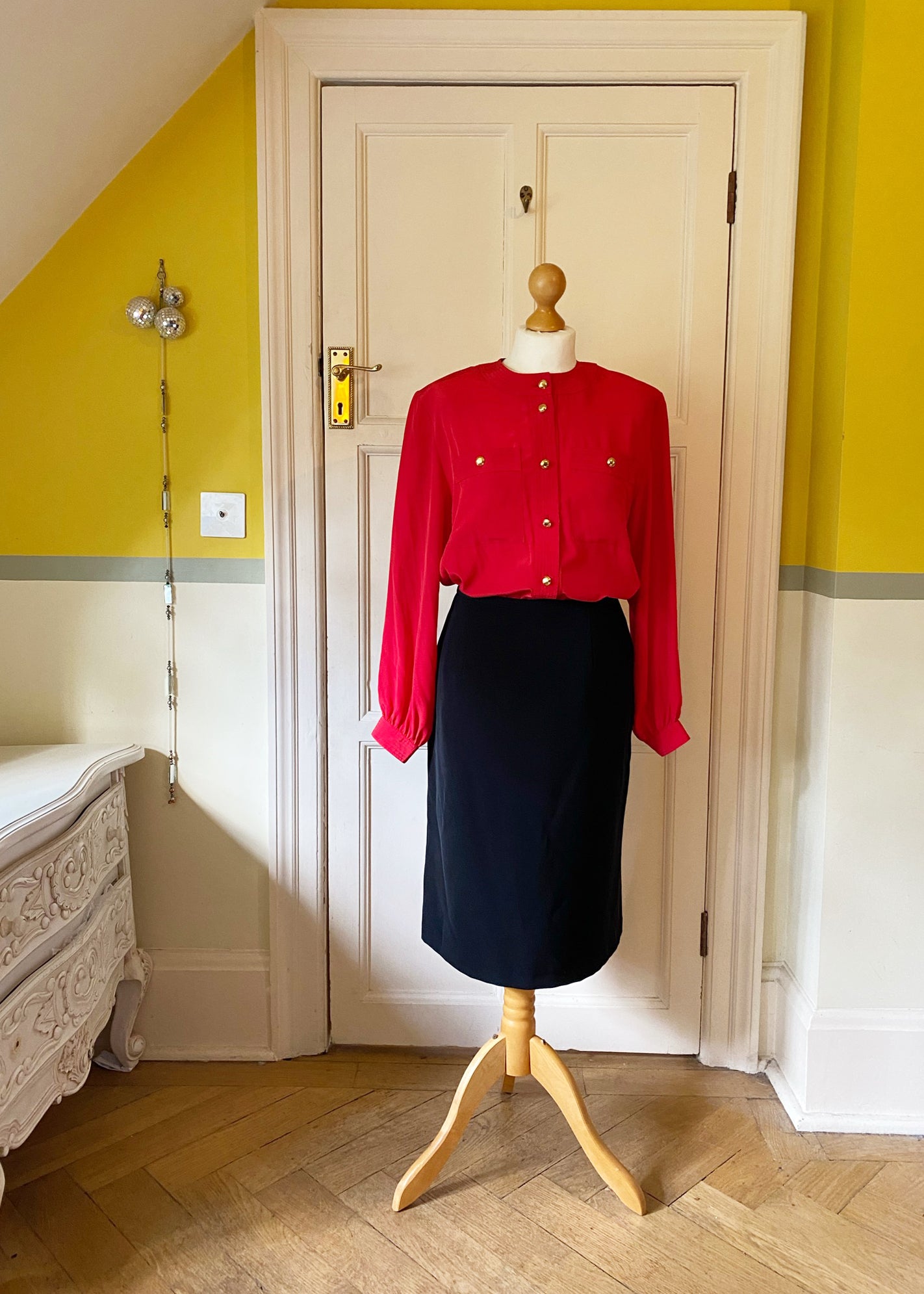 Aquascutum Vintage Red Blouse
