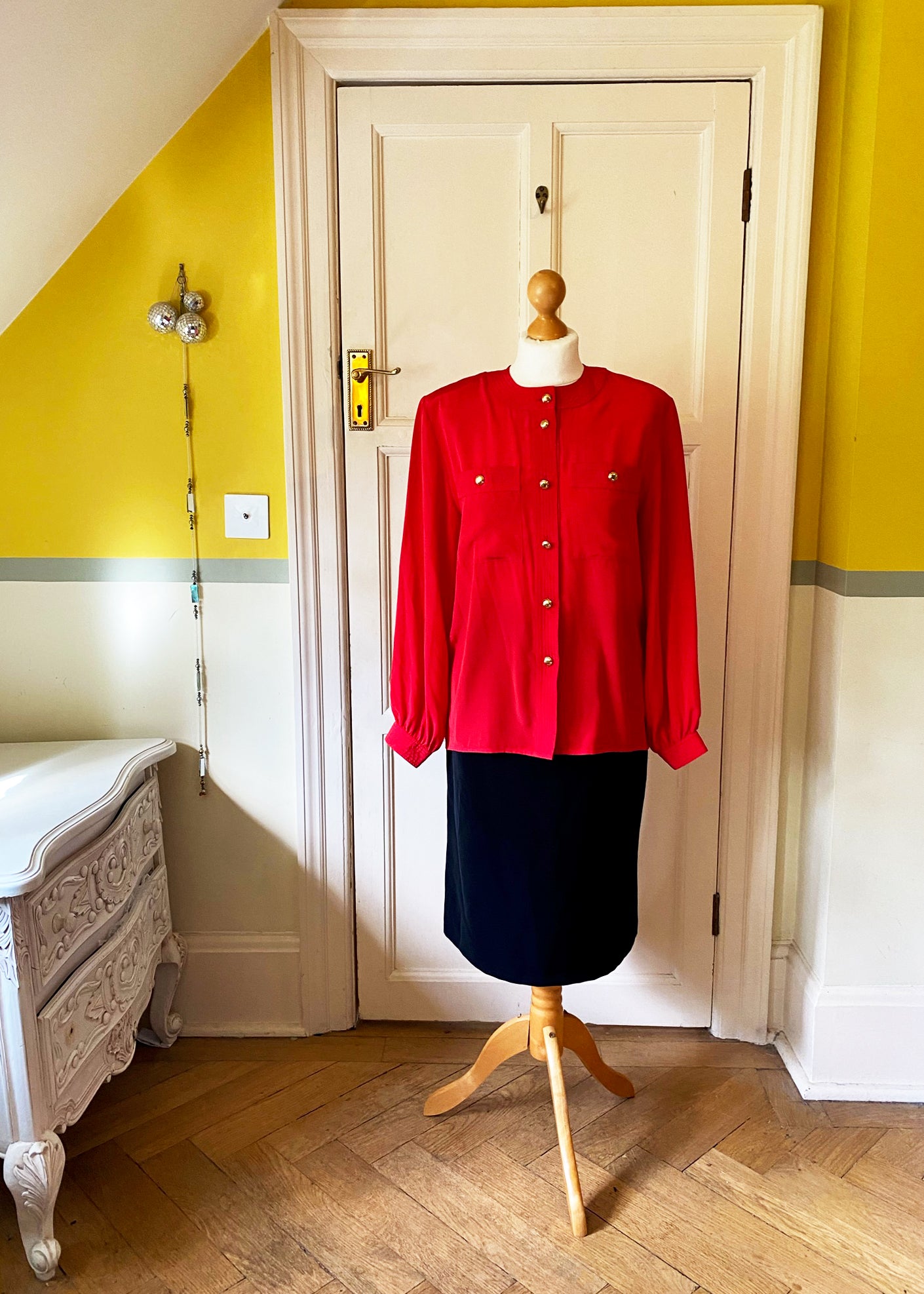 Aquascutum Vintage Red Blouse