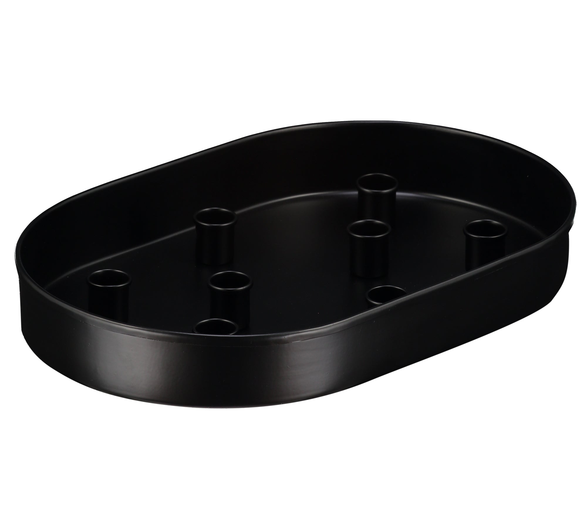 British Colour Standard Oval Metal Candle Platter