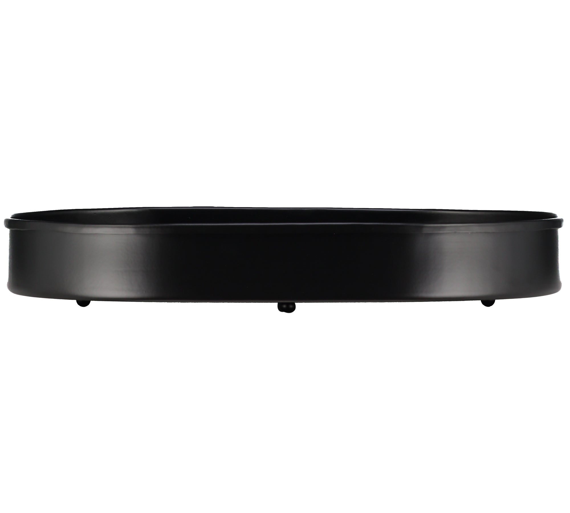 British Colour Standard Oval Metal Candle Platter