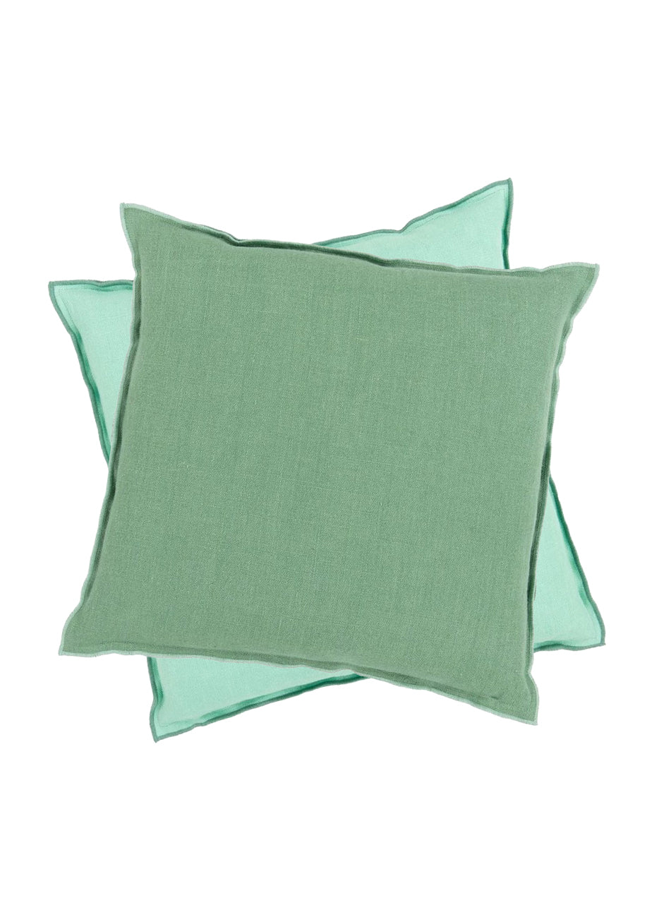 Brera Lino Thyme & Jade Cushion