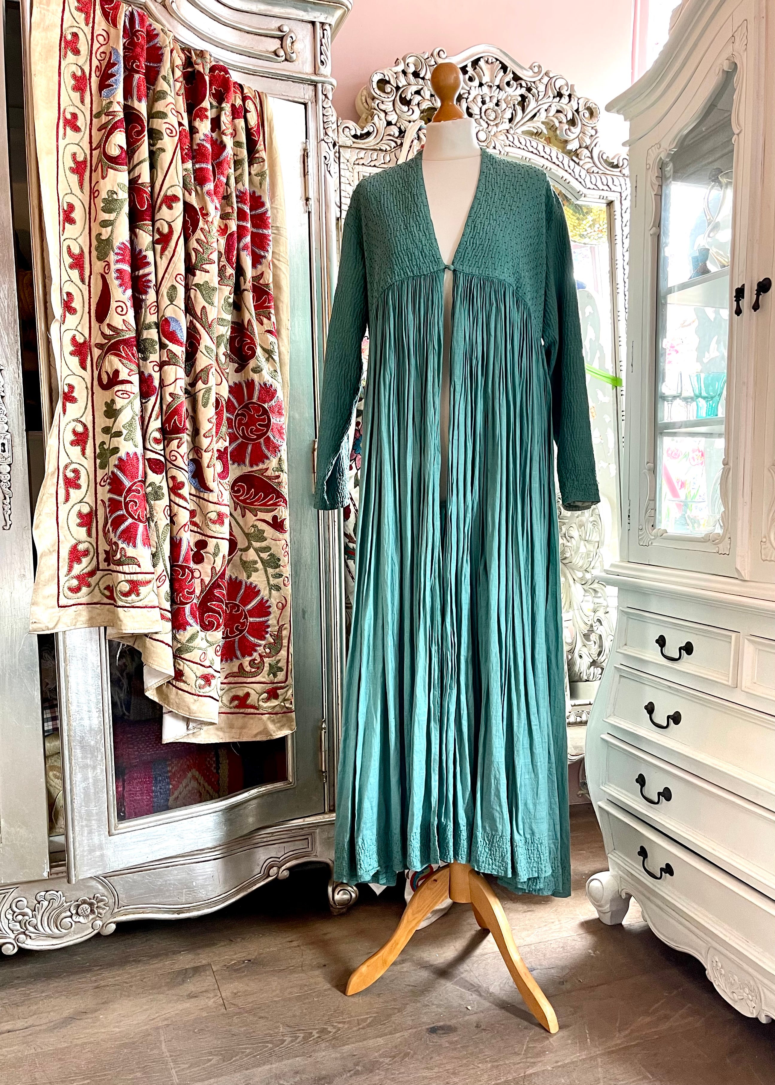 Chandni Chowk Linen House Coat