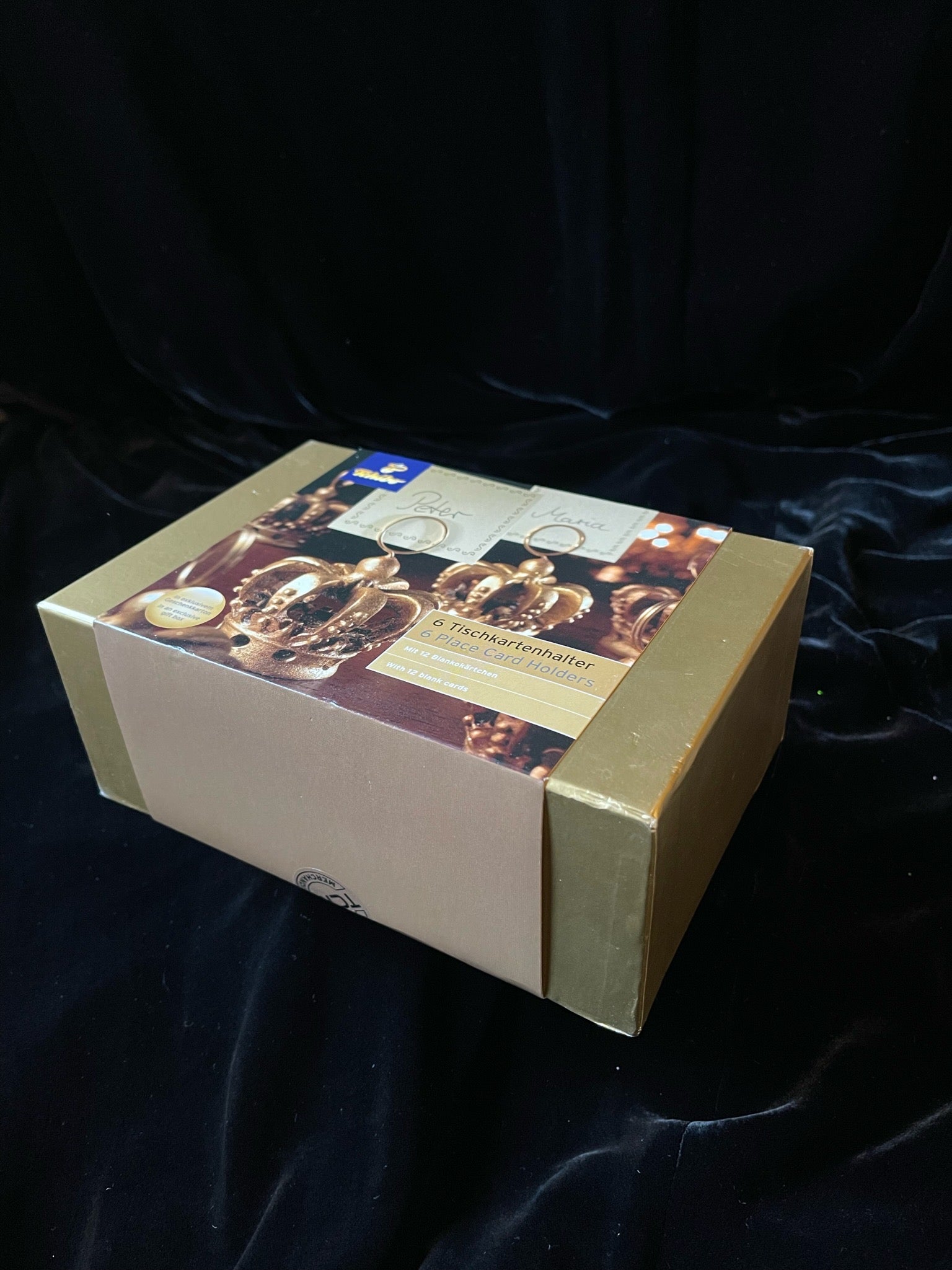 Crown Place Card Holders Set of Six