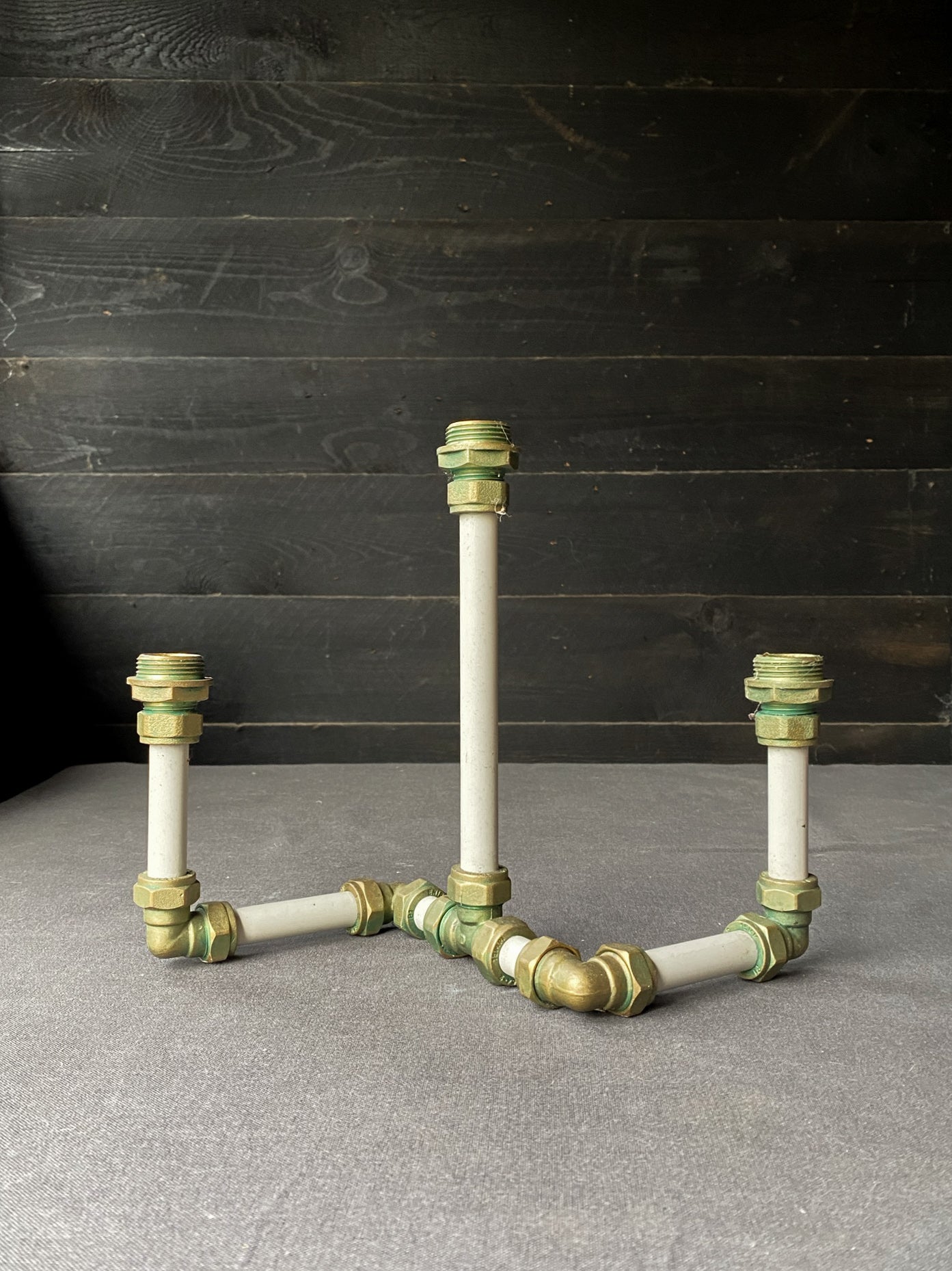 Pipework Candlesticks by Nick Fraser