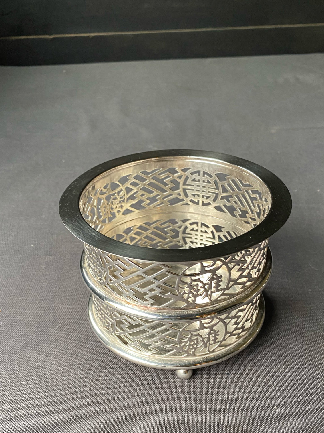 Shanghai Tang Silver Plated Wine Holder