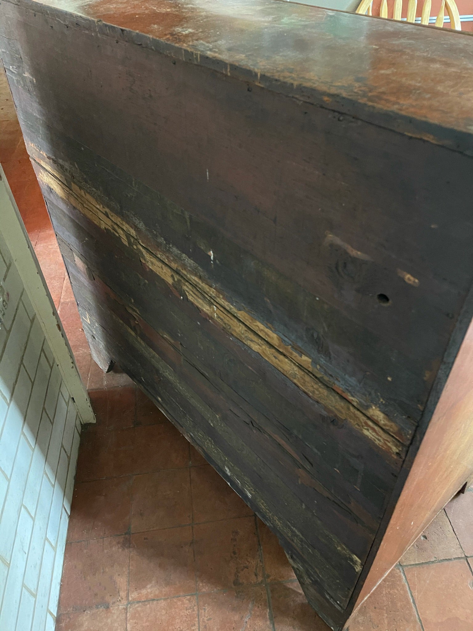 Antique Mahogany Bureau Desk