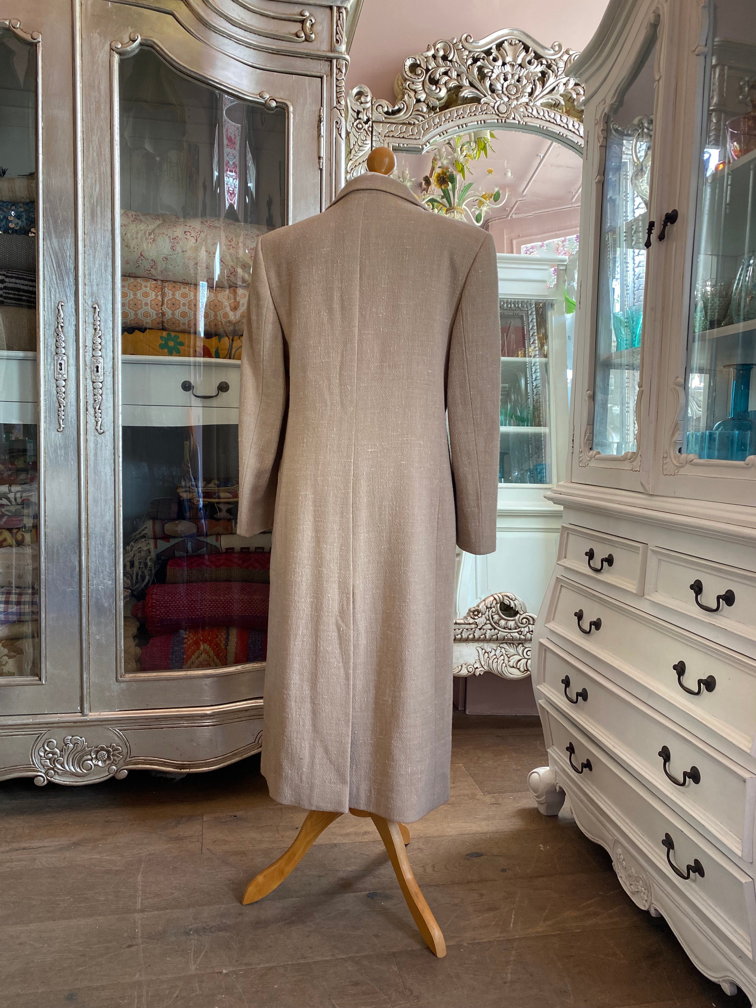 Feraud Woollen Beige Coat