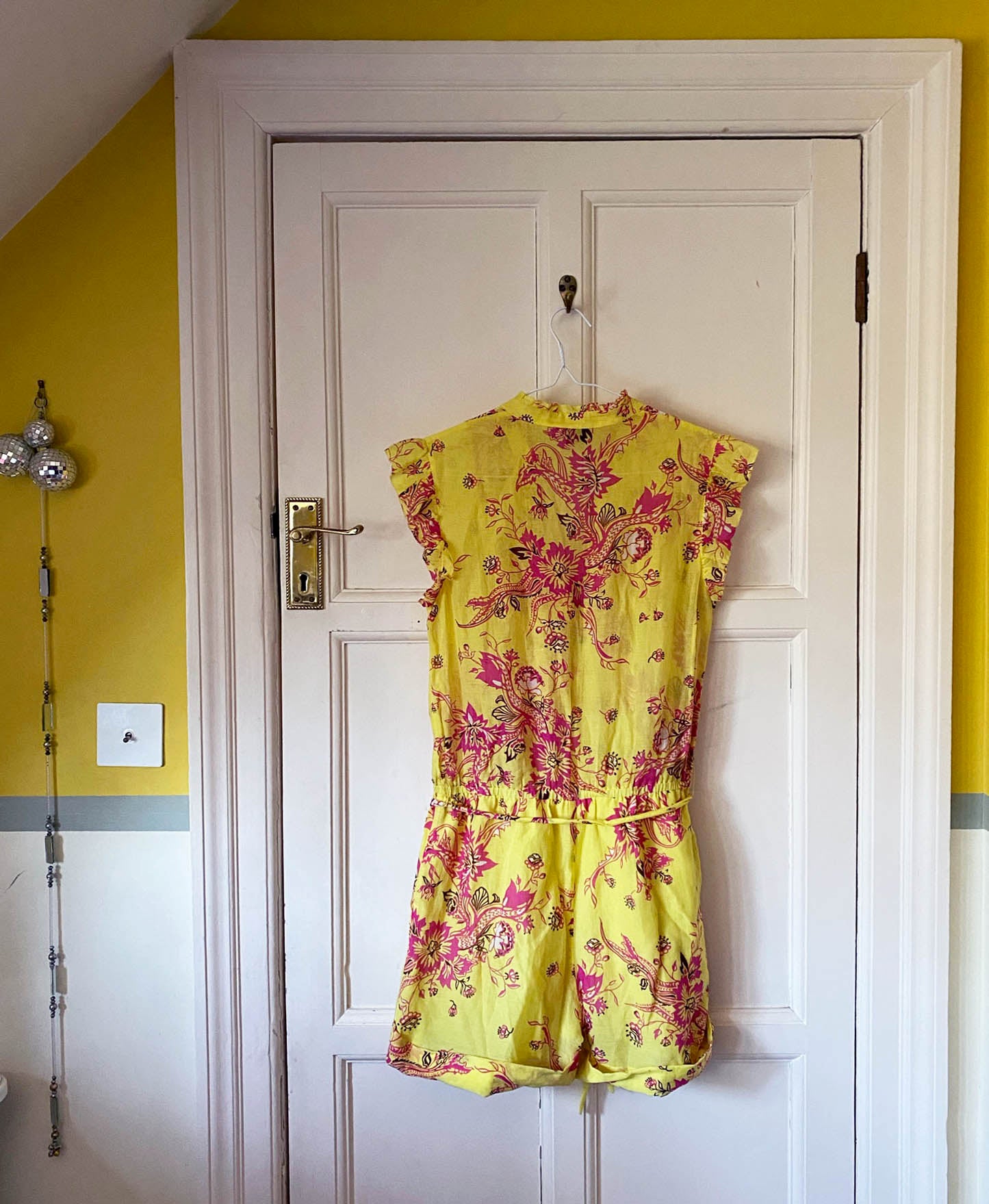 Alice Temperley Yellow Summer Playsuit