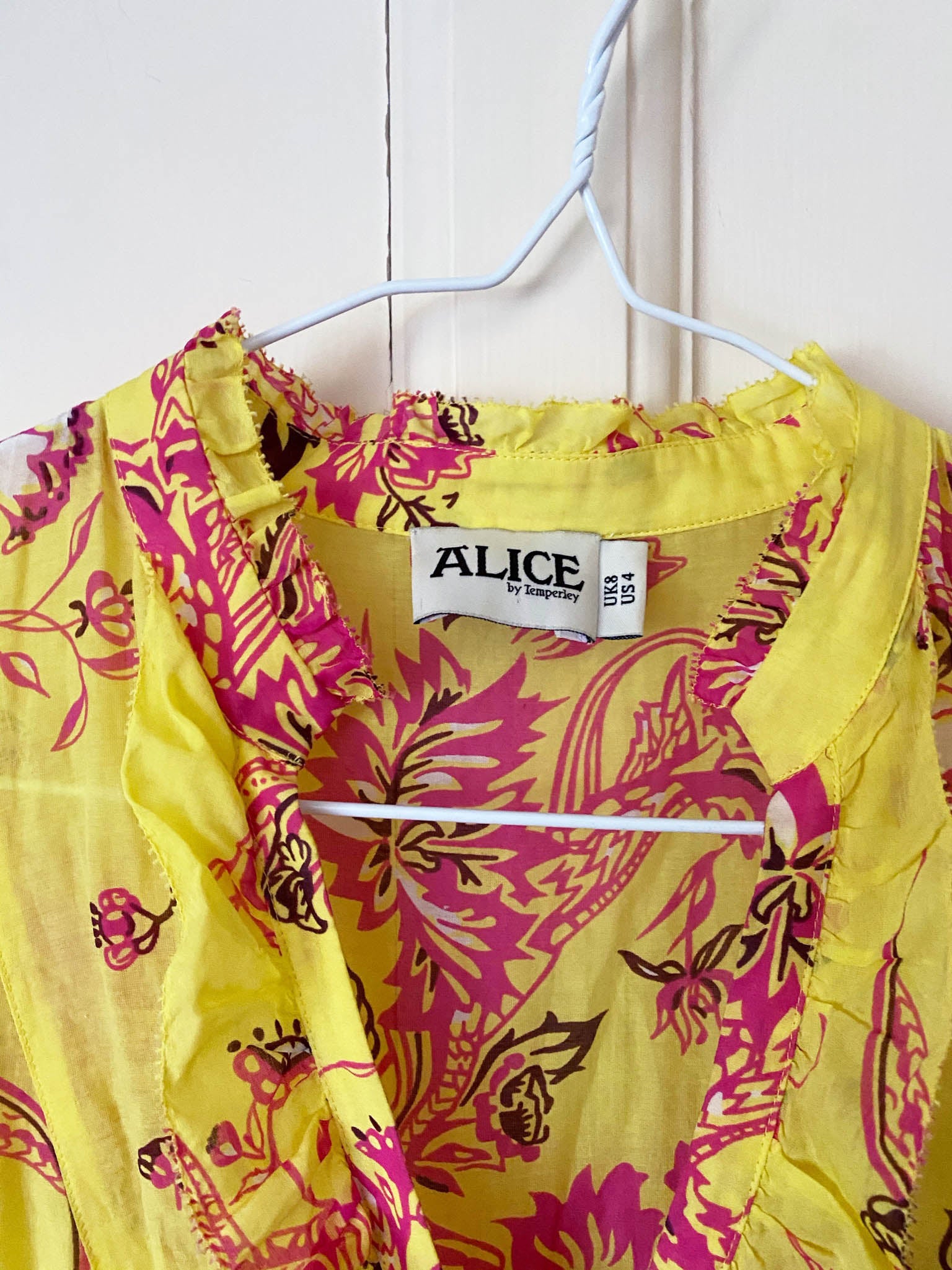Alice Temperley Yellow Summer Playsuit