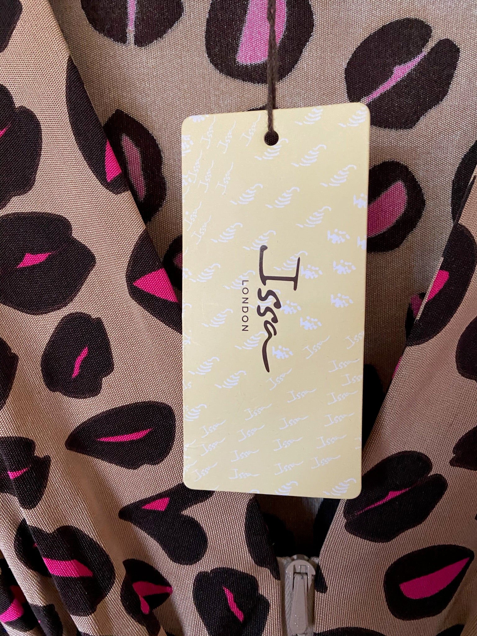 ISSA London Leopard Print Dress
