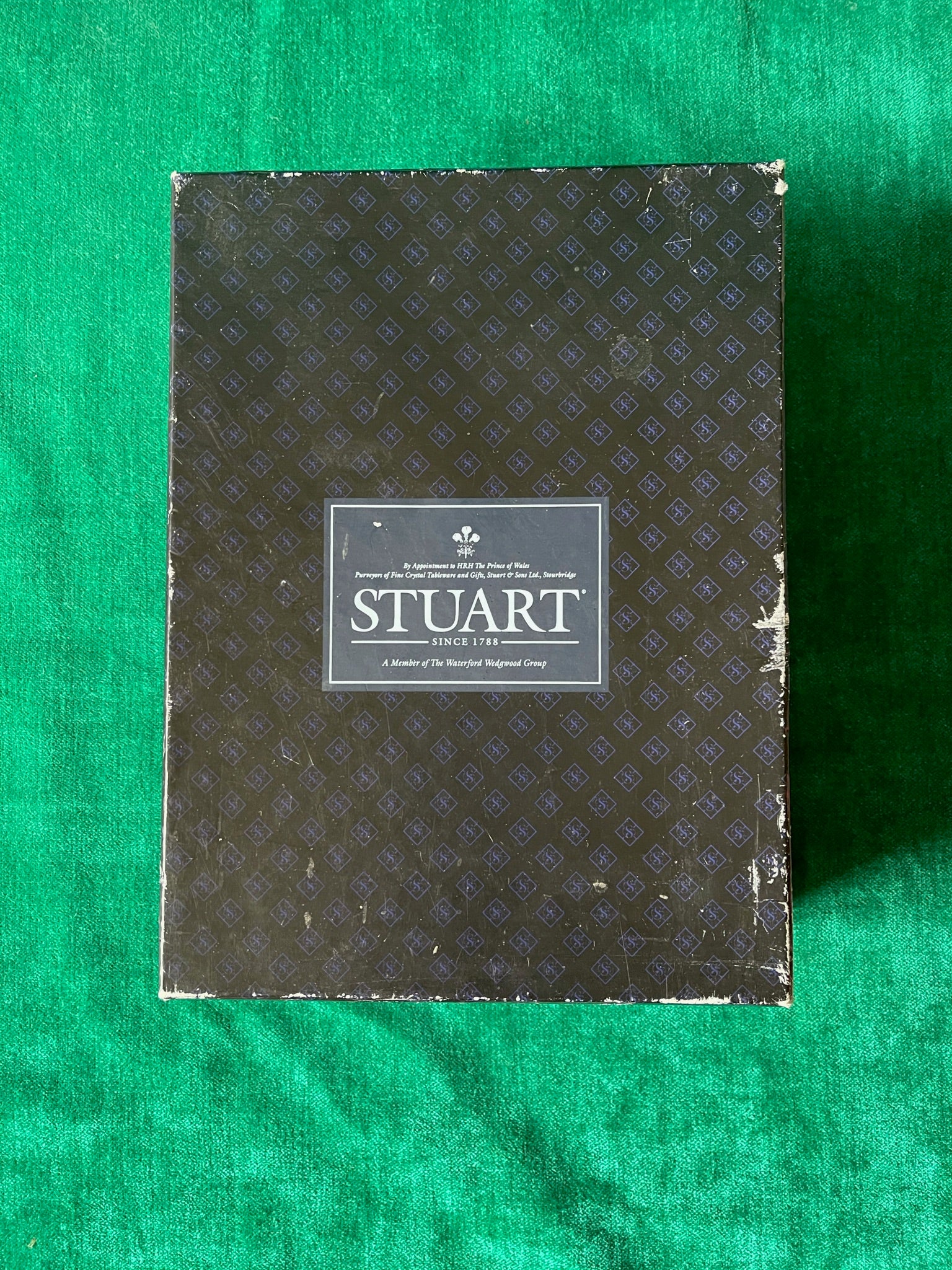 Pair of Vintage Stuart Crystal Champagne Flute