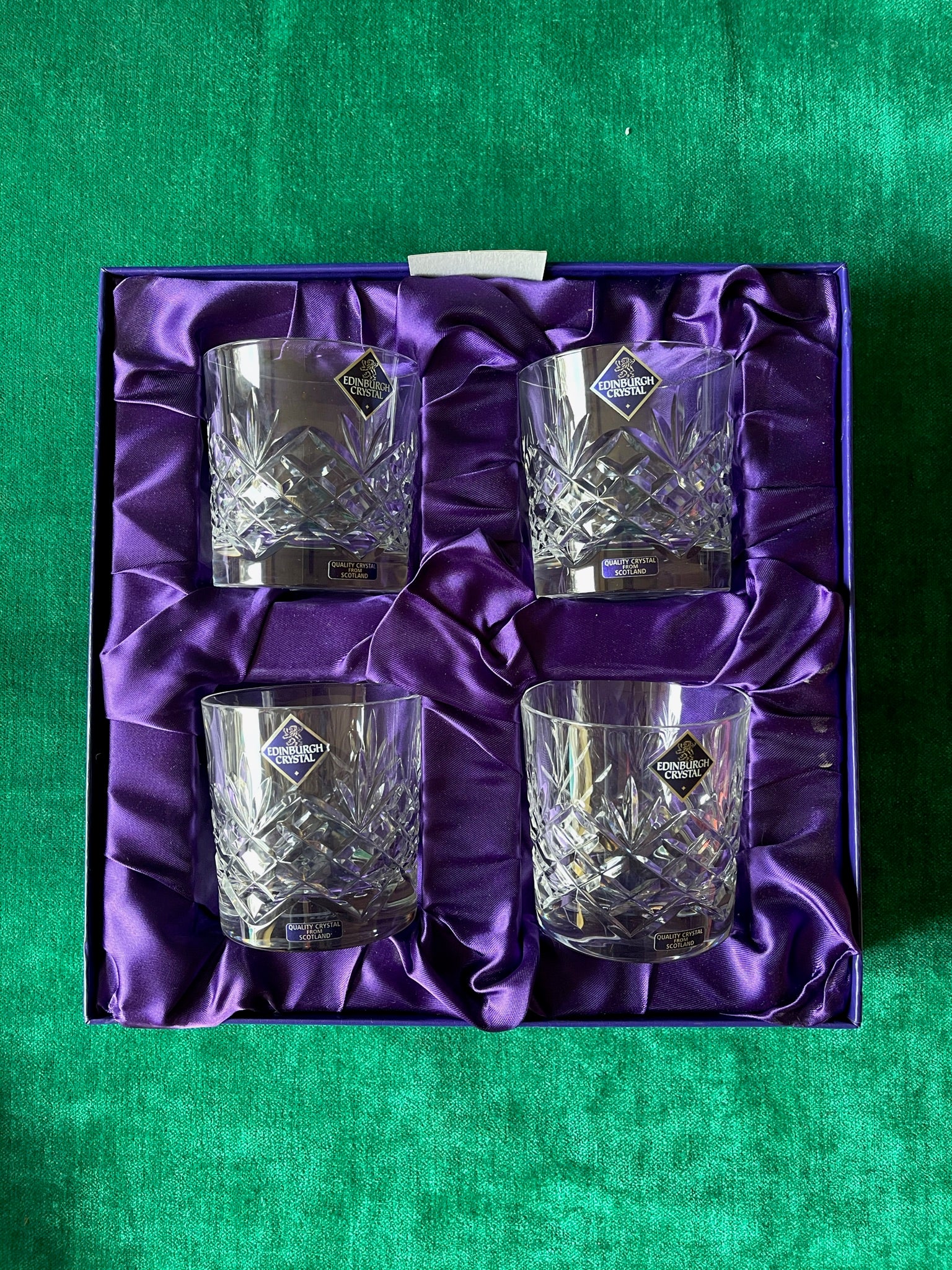 Edinburgh Crystal Whisky Tumblers