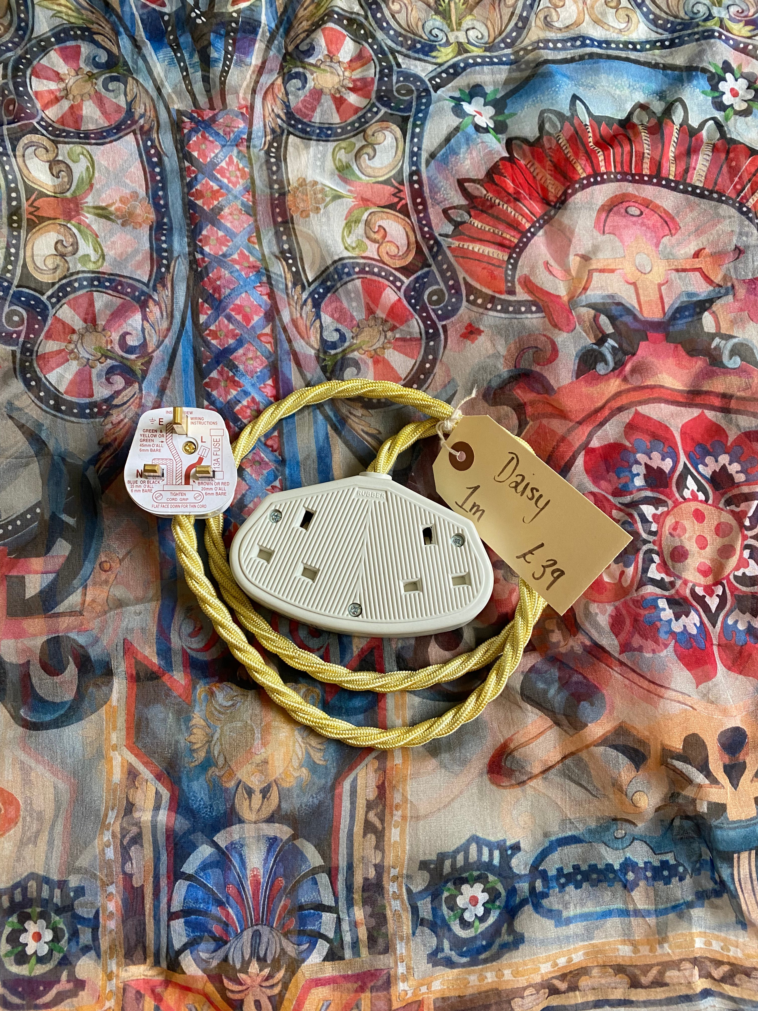 Lola's Leads – Daisy  + White 1m | 2 Gang