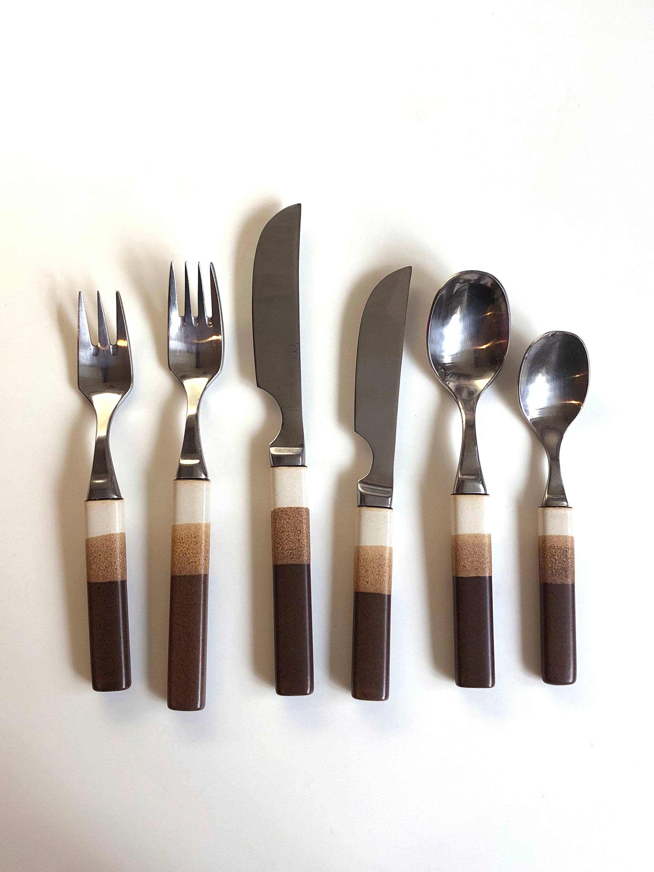 Vintage Denby Cotswold Stoneware Dinner Set (144 pcs)