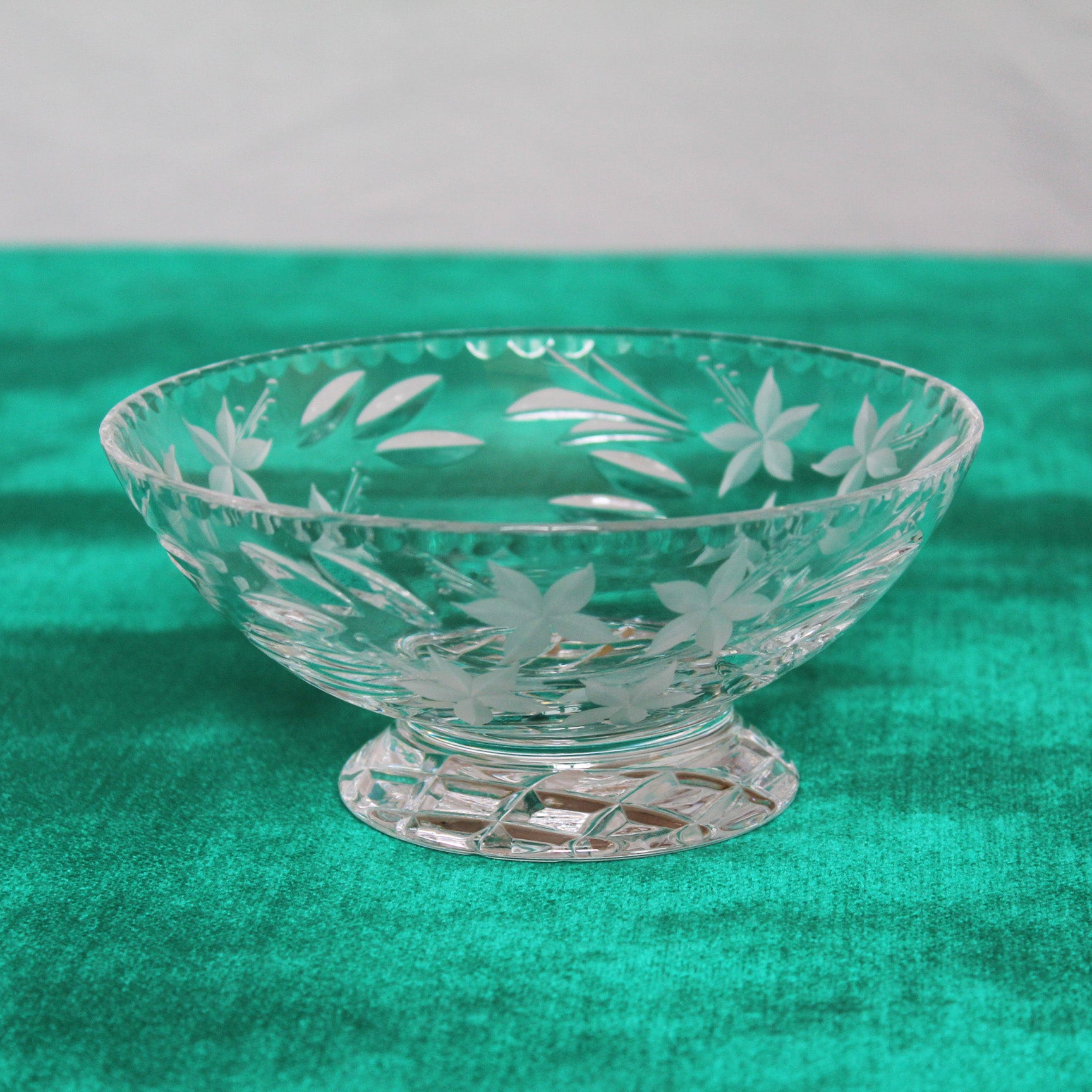 Small Bohemian Crystal Bowl