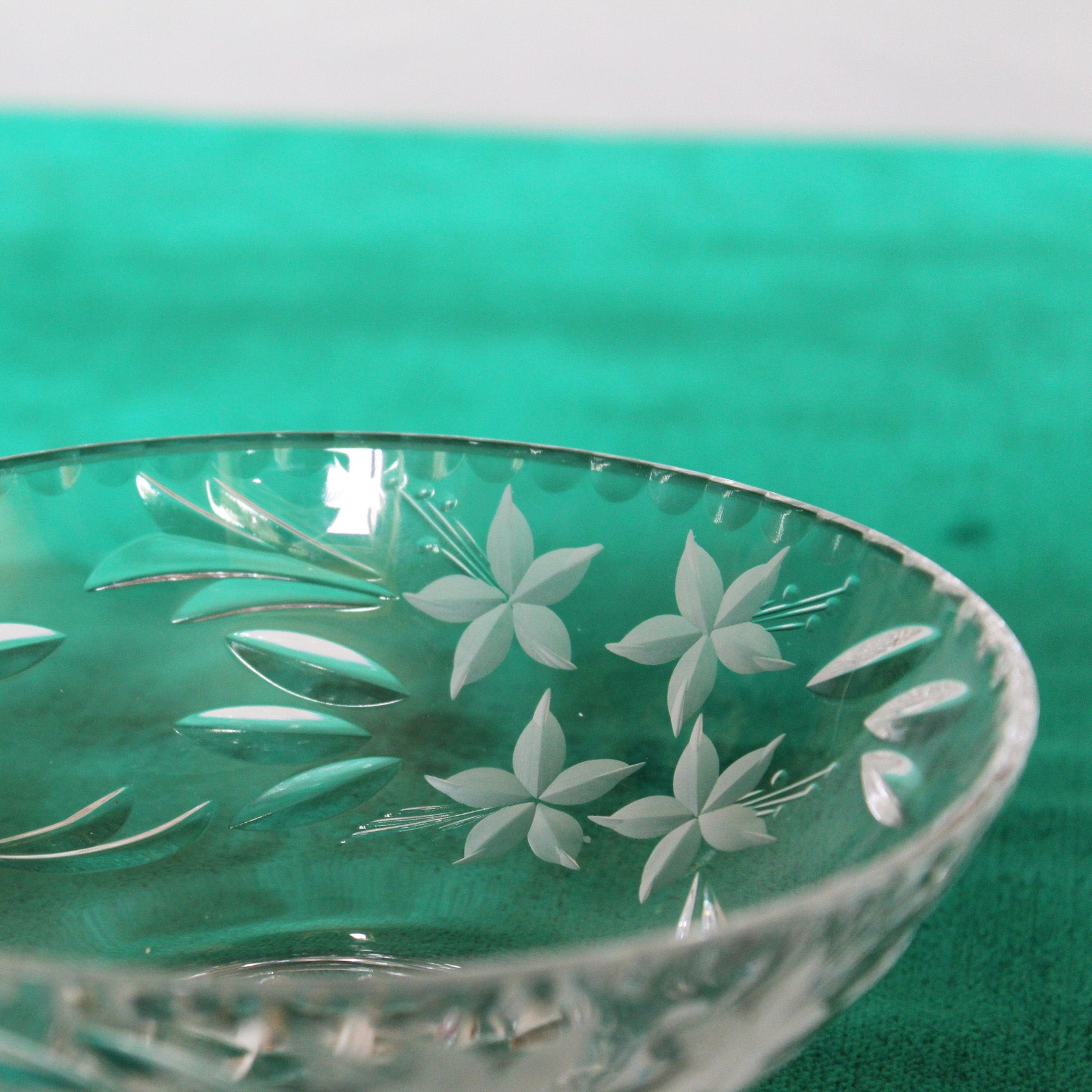 Small Bohemian Crystal Bowl