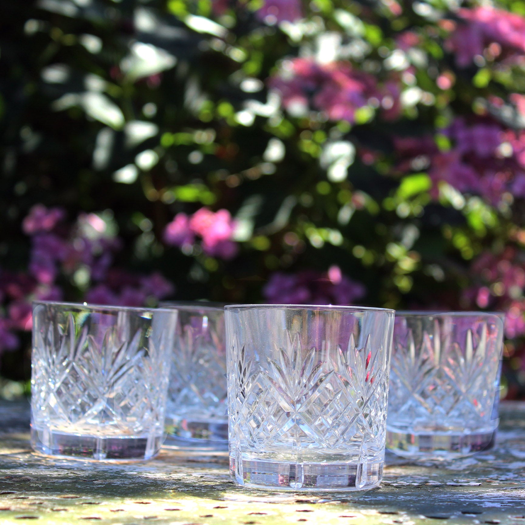 crystal tumblers