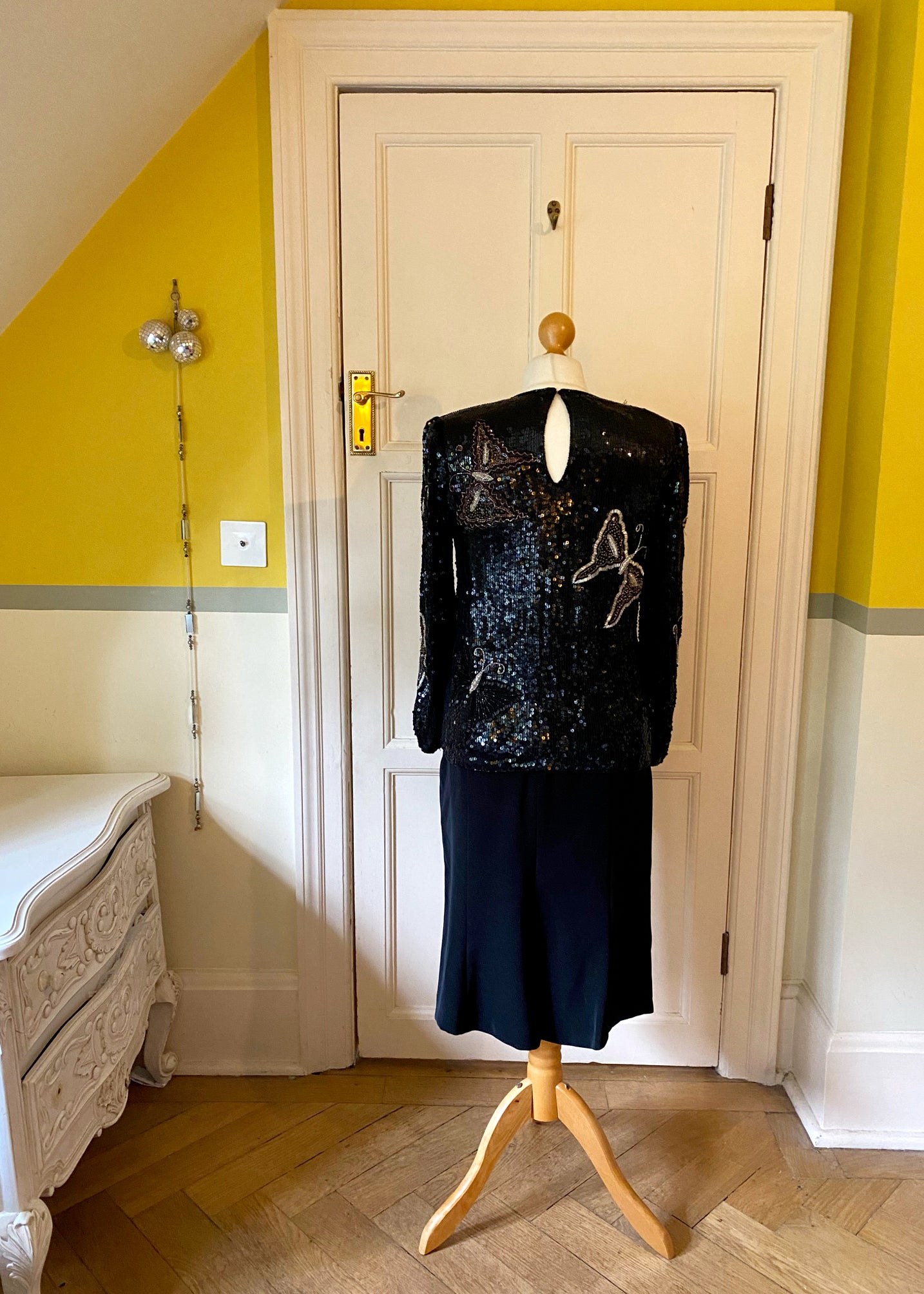 Judith Ann Creations Silk Sequin Top