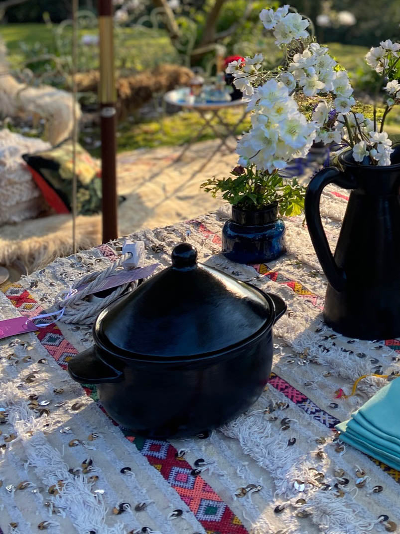 Black Terracotta Cooking Pot